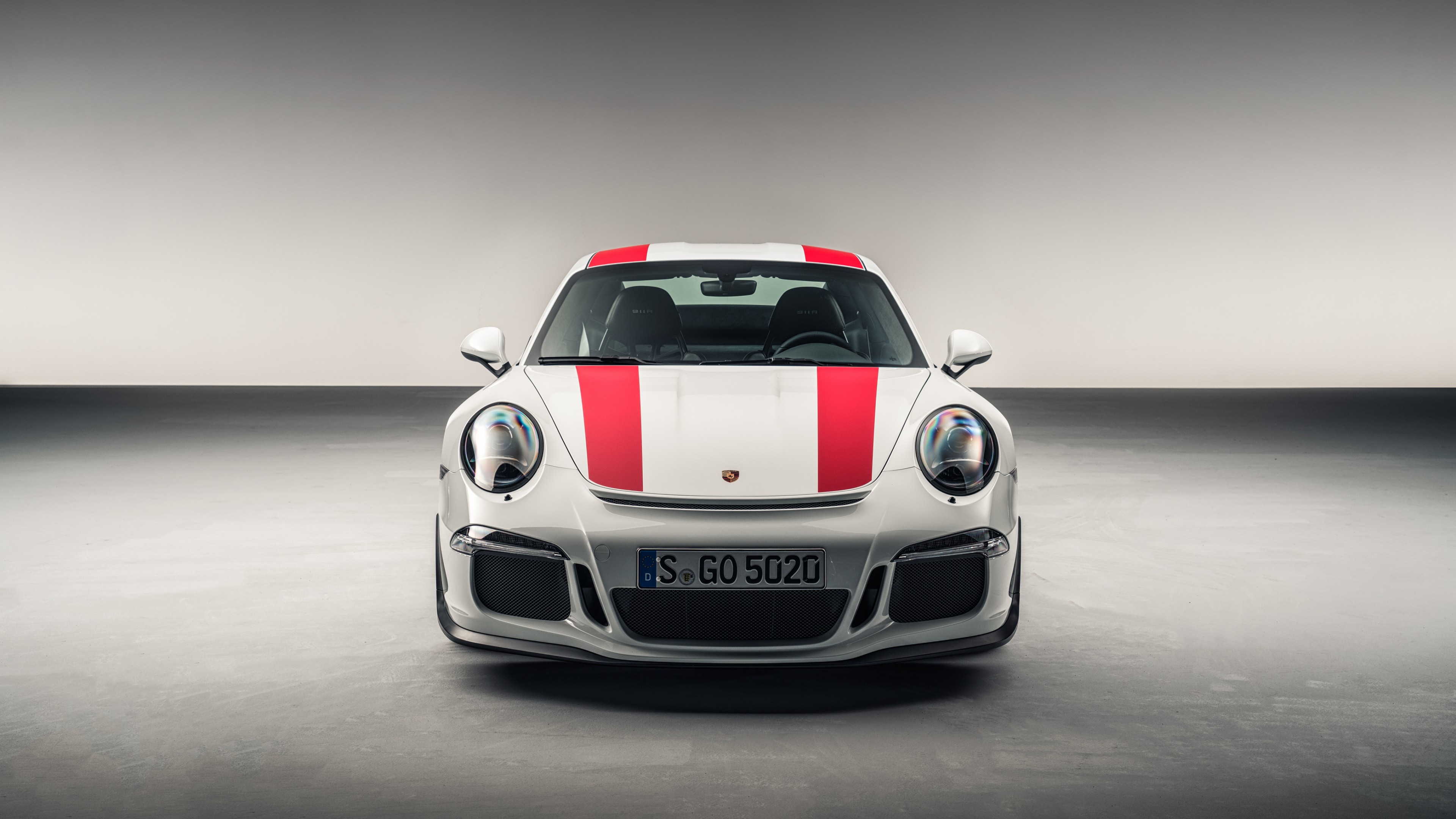Porsche 911 R (991), Geneva Auto Show 2016, sport car, white, HD Wallpaper