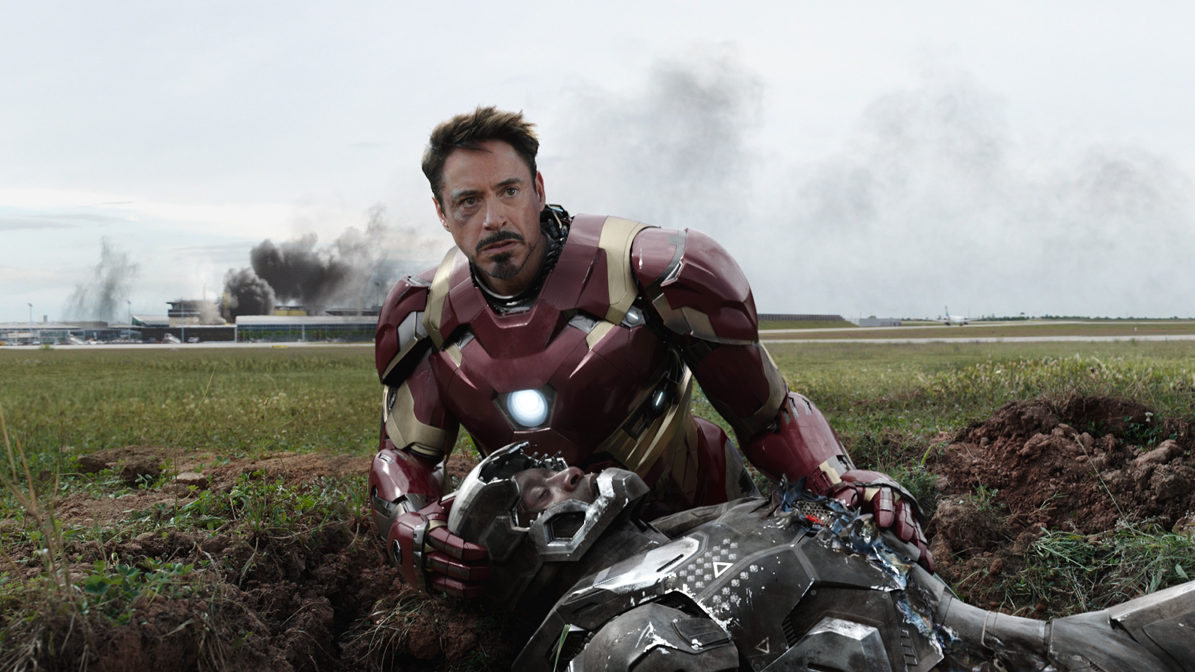Captain America 3: civil war, Robert Downey, Jr., Don Cheadle, Marvel, best movies of 2016, HD Wallpaper