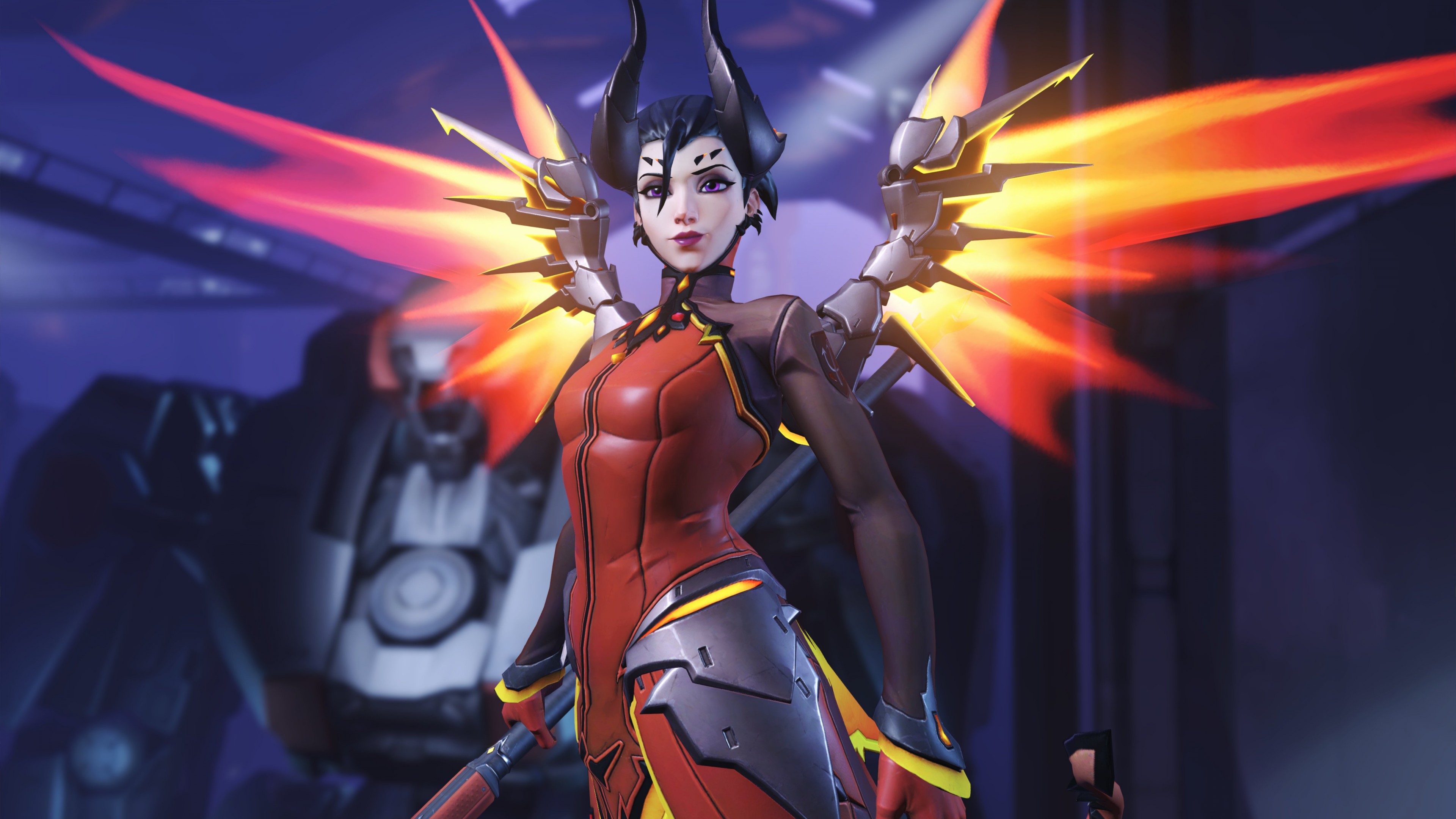 Mercy, 4K, 4k, OVERWATCH, HD Wallpaper