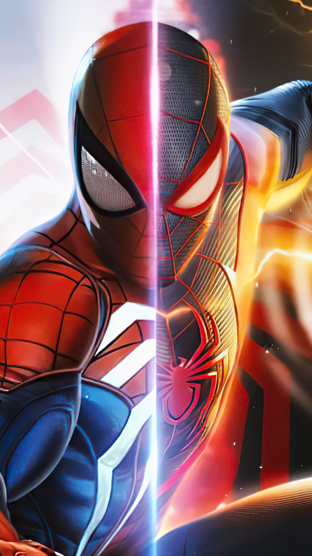 Video Game Marvels Spider-Man: Miles Morales, Peter Parker, Spider-Man, Miles Morales, 1080x1920, Phone HD Wallpaper