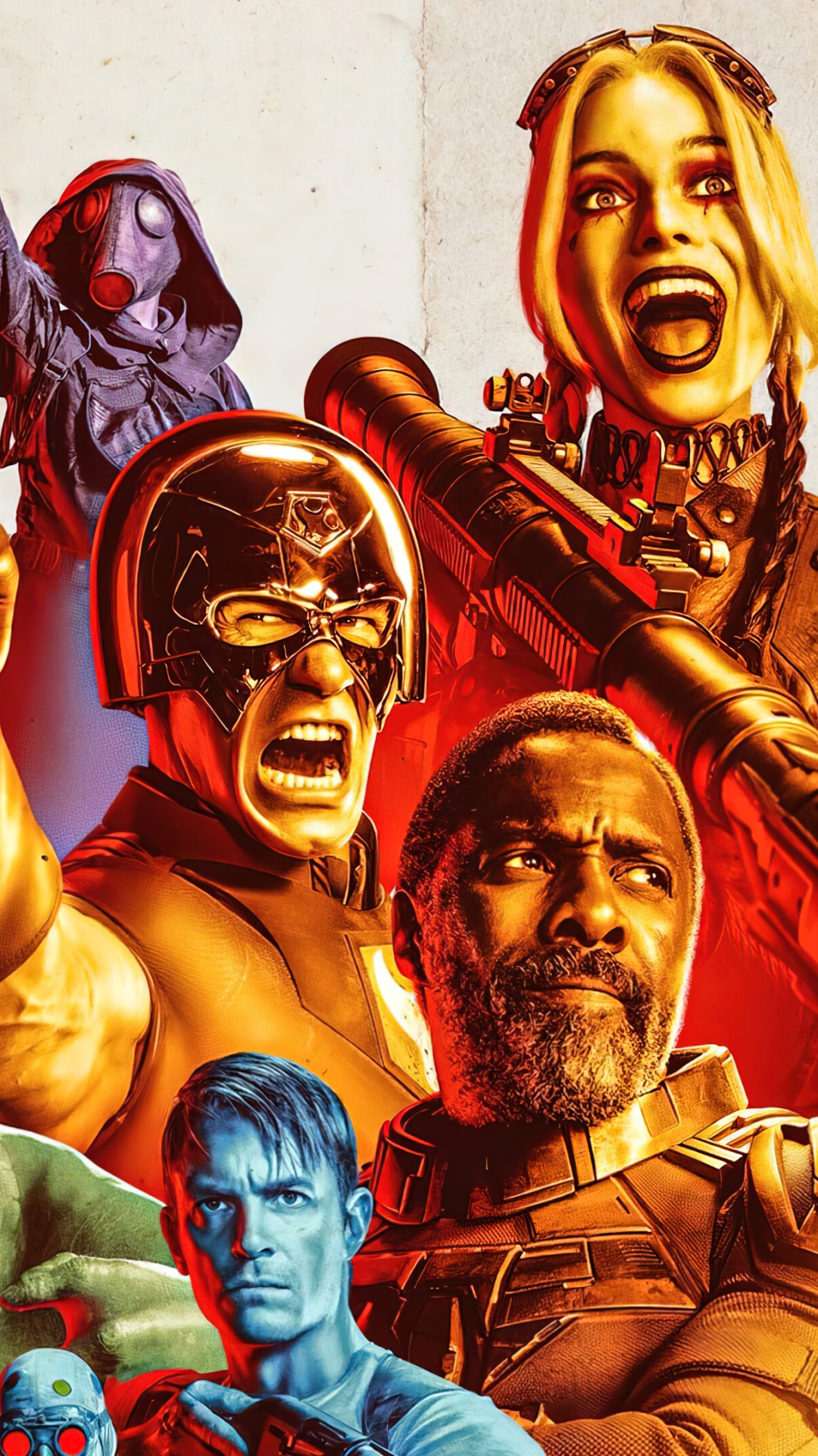 Wallpaper ID: 385096 / Movie The Suicide Squad Phone Wallpaper, Idris Elba,  Joel Kinnaman, John Cena, Harley Quinn, Bloodsport (DC Comics), 1080x1920  free download
