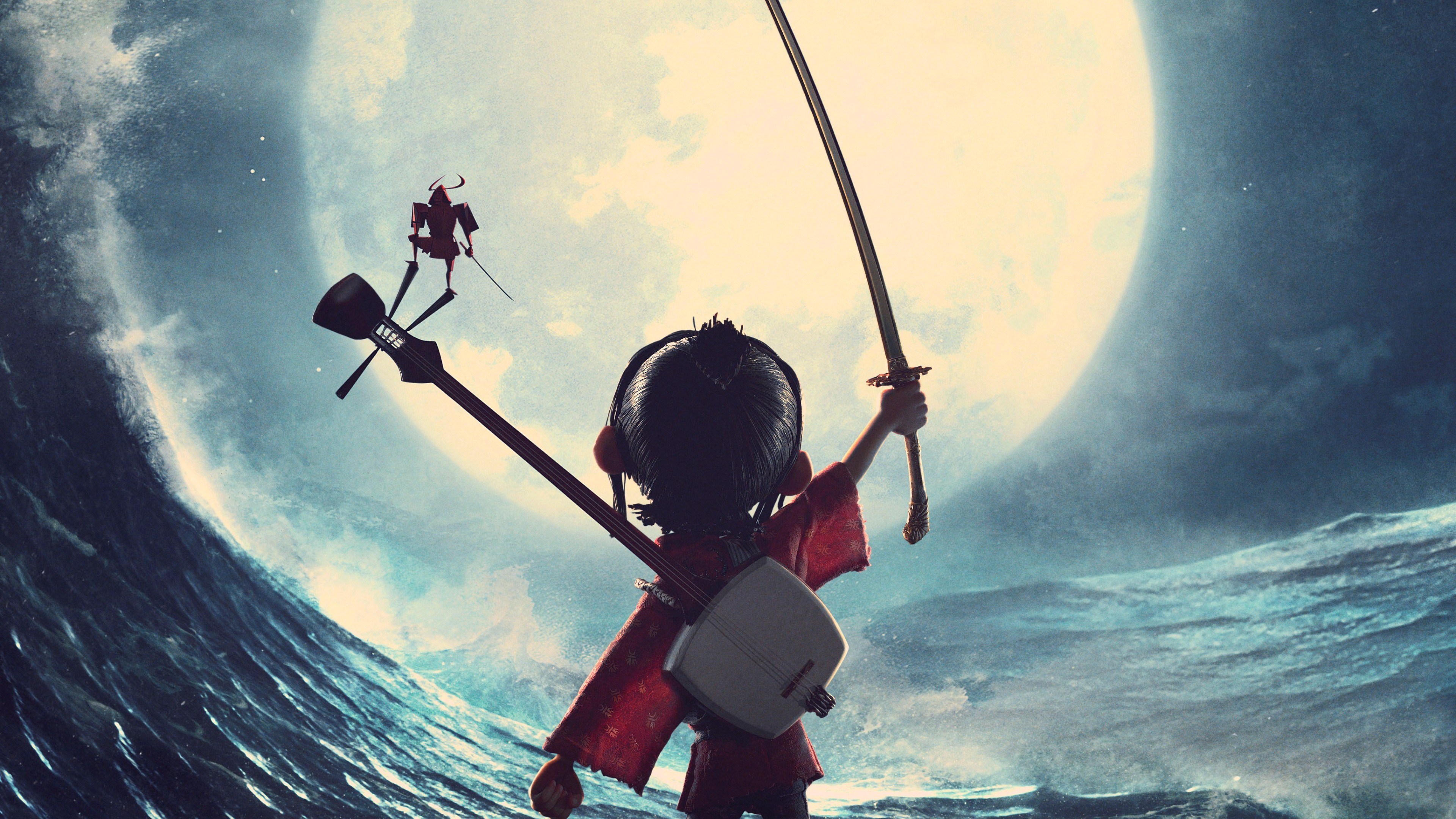 Kubo and the Two Strings, Best Animation Movies of 2016, HD Wallpaper