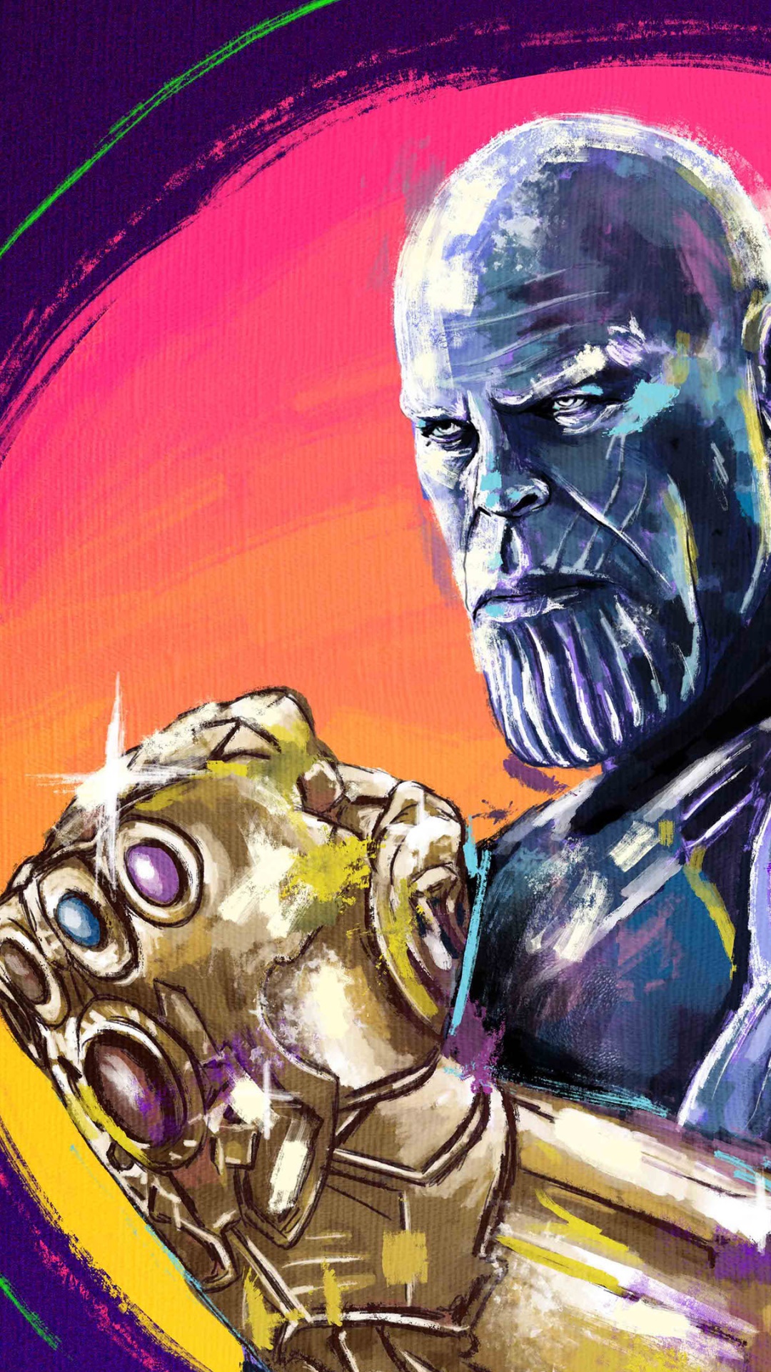 Comics Thanos, Infinity Gauntlet, 1080x1920, Phone HD Wallpaper