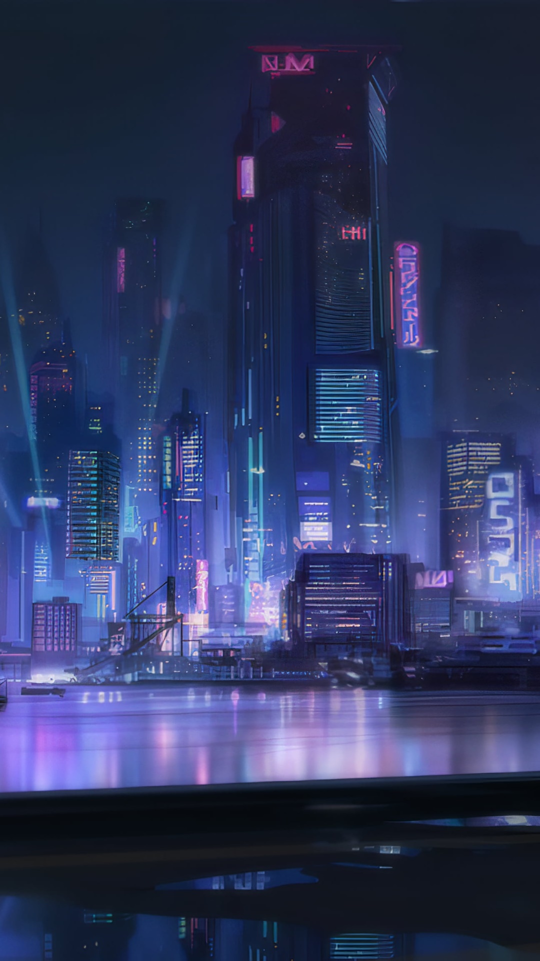 Video Game Arknights, City, Night, 1080x1920, Phone HD Wallpaper