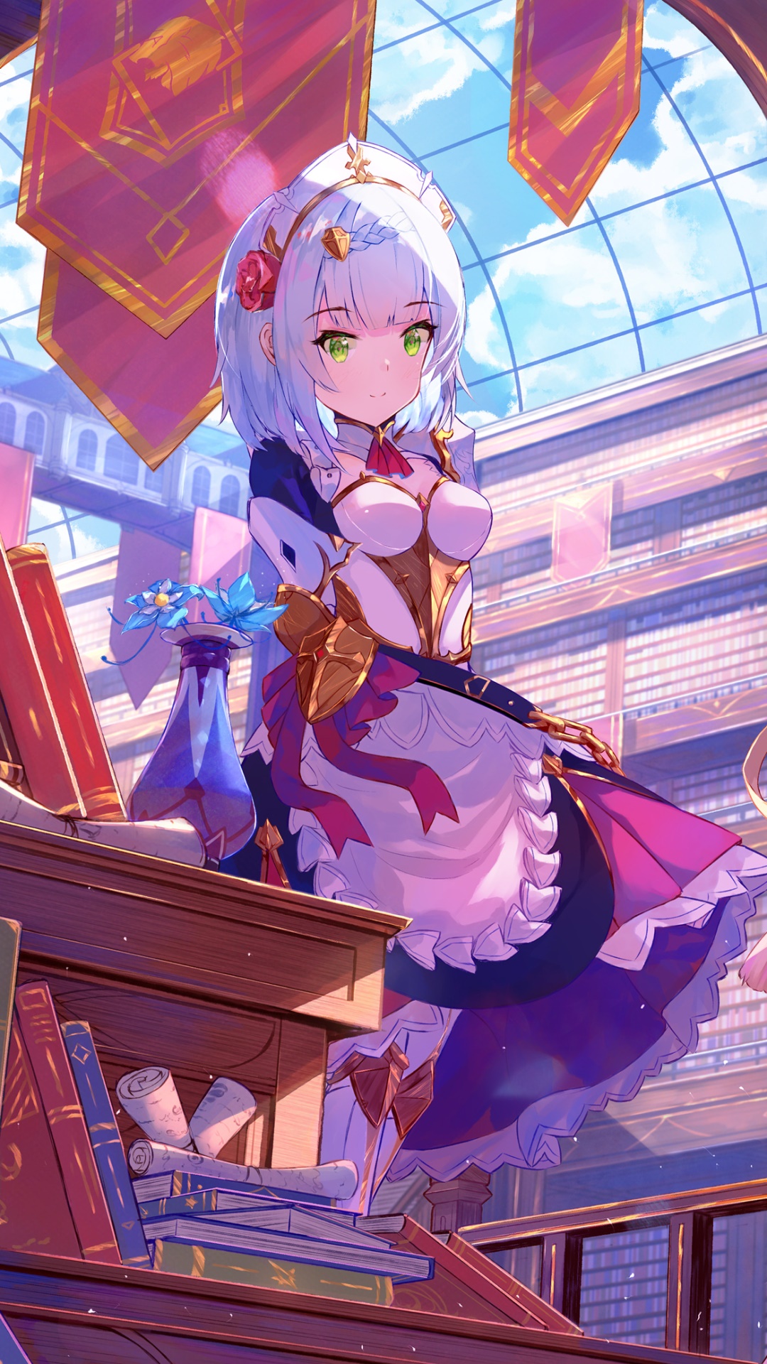 Video Game Genshin Impact, Noelle (Genshin Impact), 1080x1920, Phone HD Wallpaper