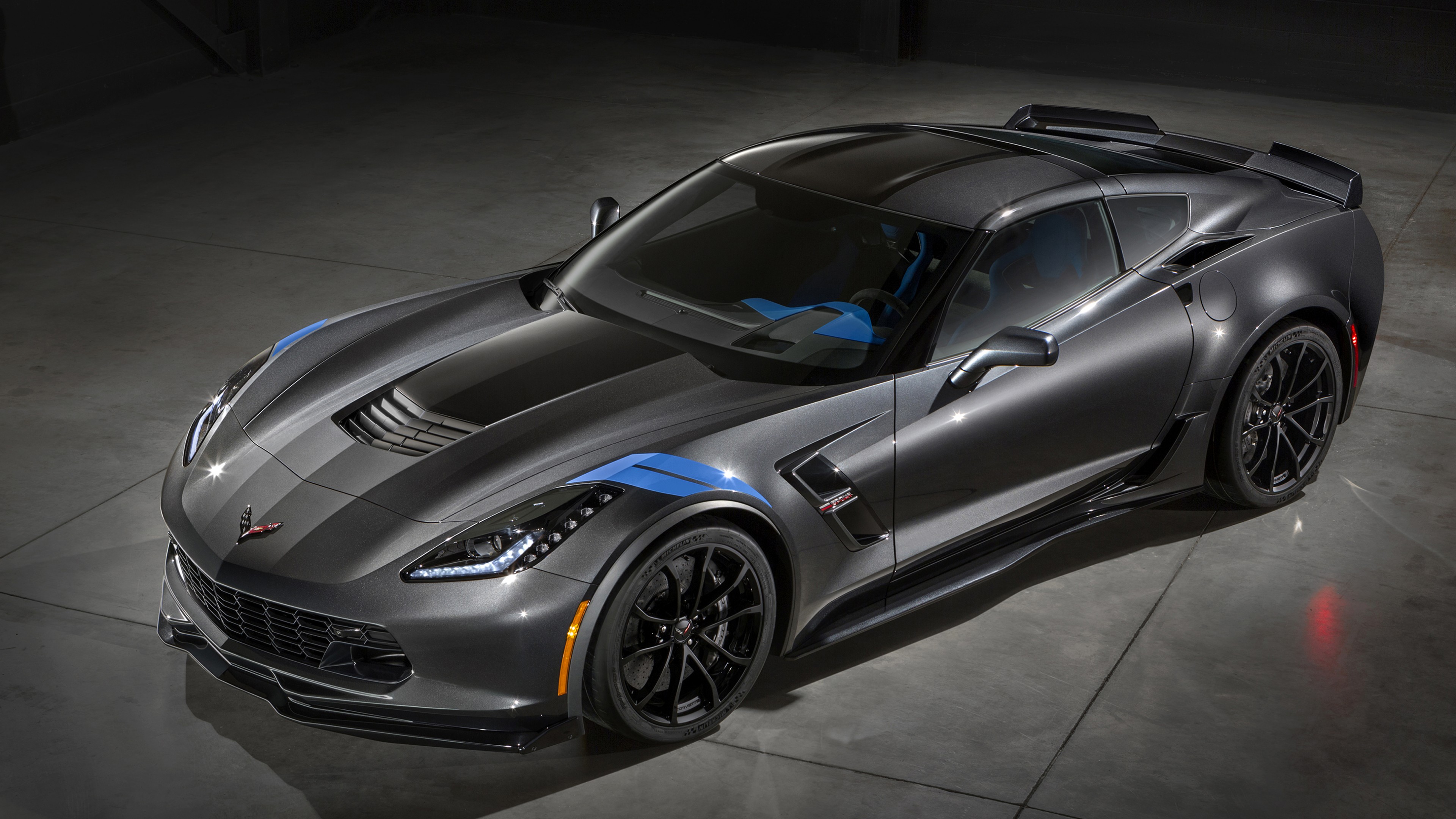 Chevrolet Corvette Grand Sport, Geneva Auto Show 2016, sport car, HD Wallpaper