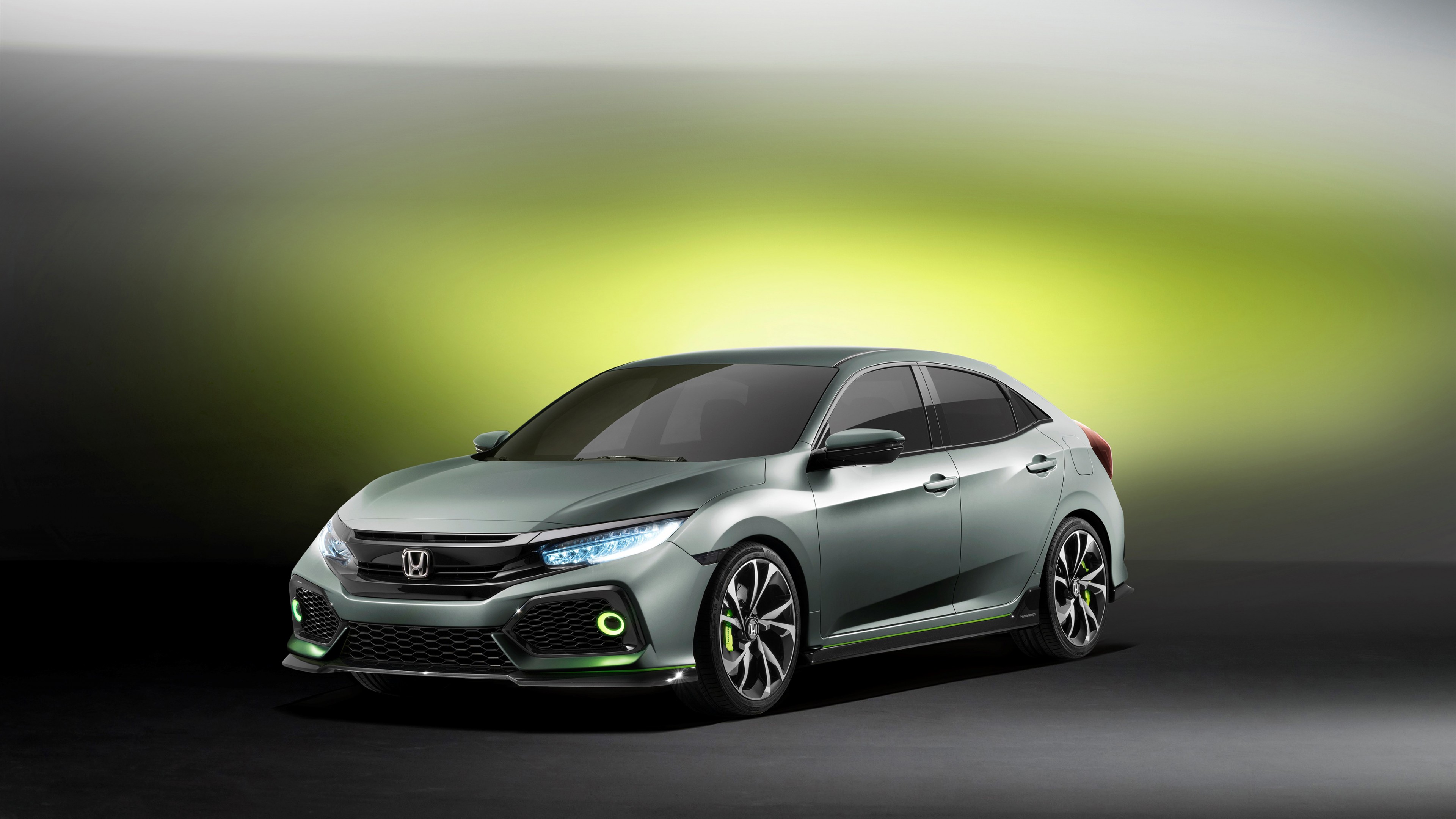 Honda Civic Hatchback Prototype, Hatchback, Geneva Auto Show 2016, HD Wallpaper