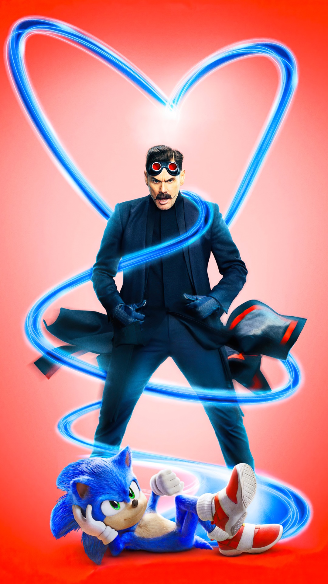 Movie Sonic the Hedgehog, Doctor Robotnik, Jim Carrey, 1080x1920, Phone HD Wallpaper