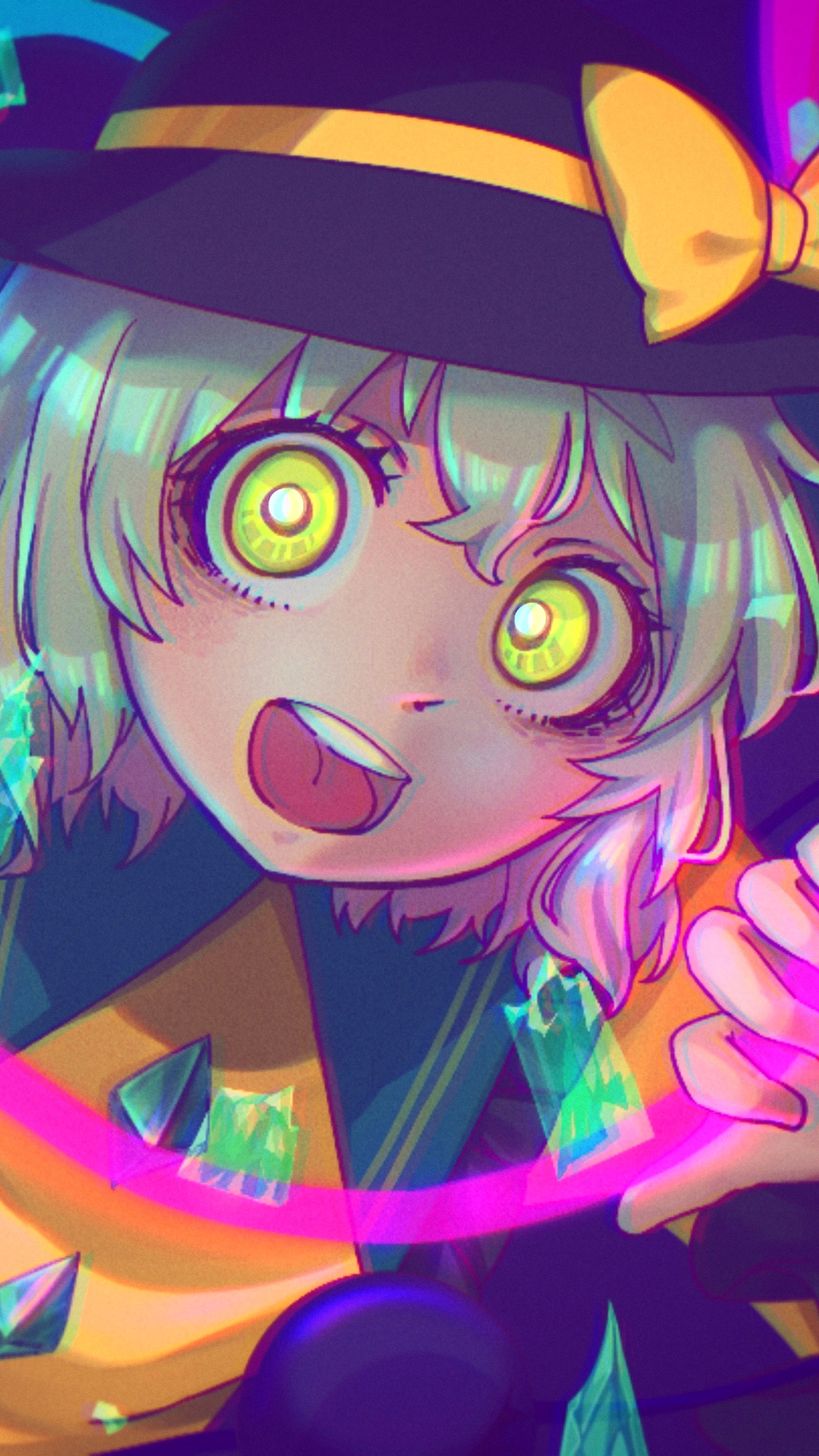 Anime Touhou, Koishi Komeiji, 1080x1920, Phone HD Wallpaper