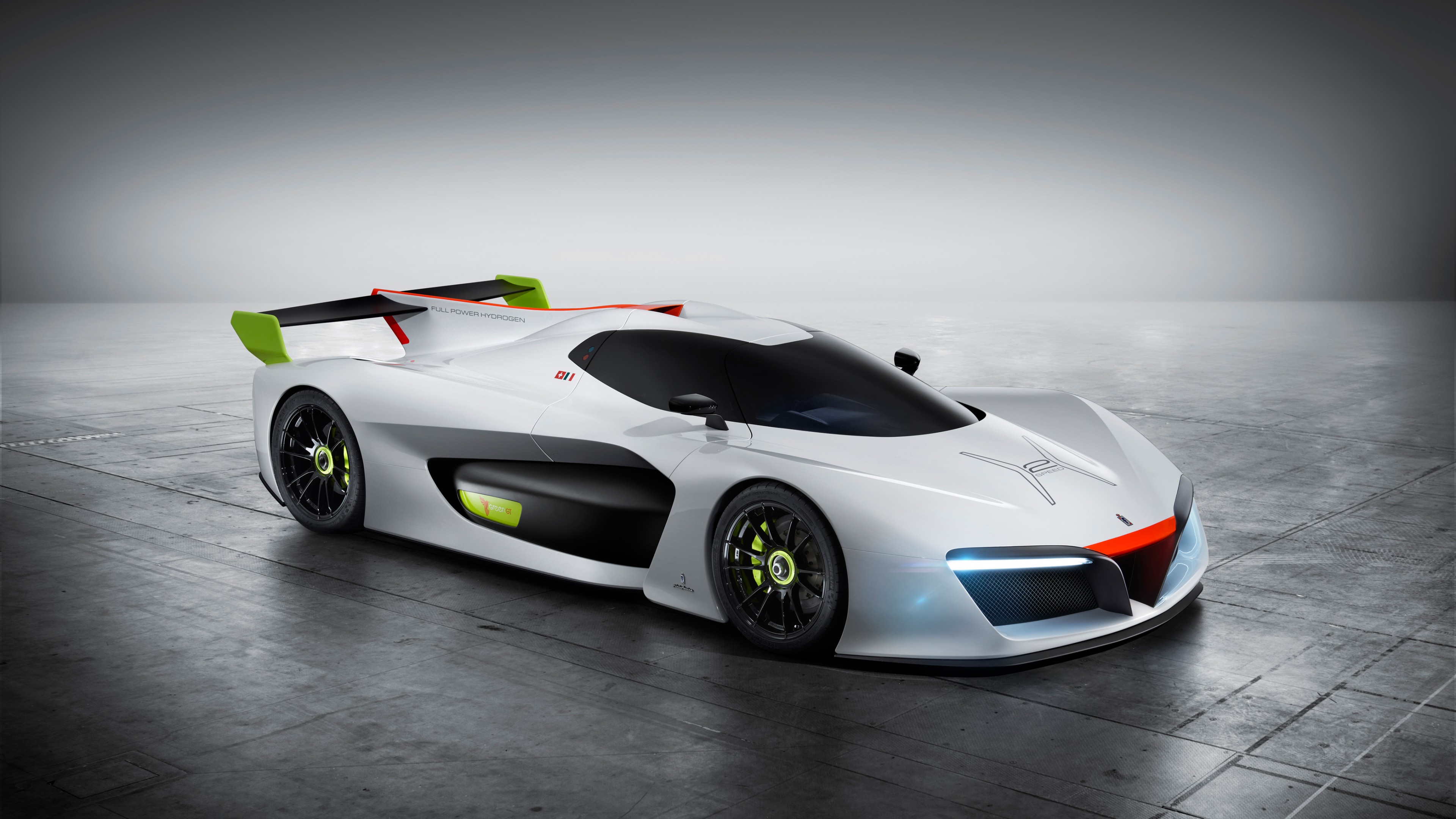Pininfarina H2 Speed, Geneva Auto Show 2016, hydrogen, hydrogen fuel cell, sport car, white, HD Wallpaper