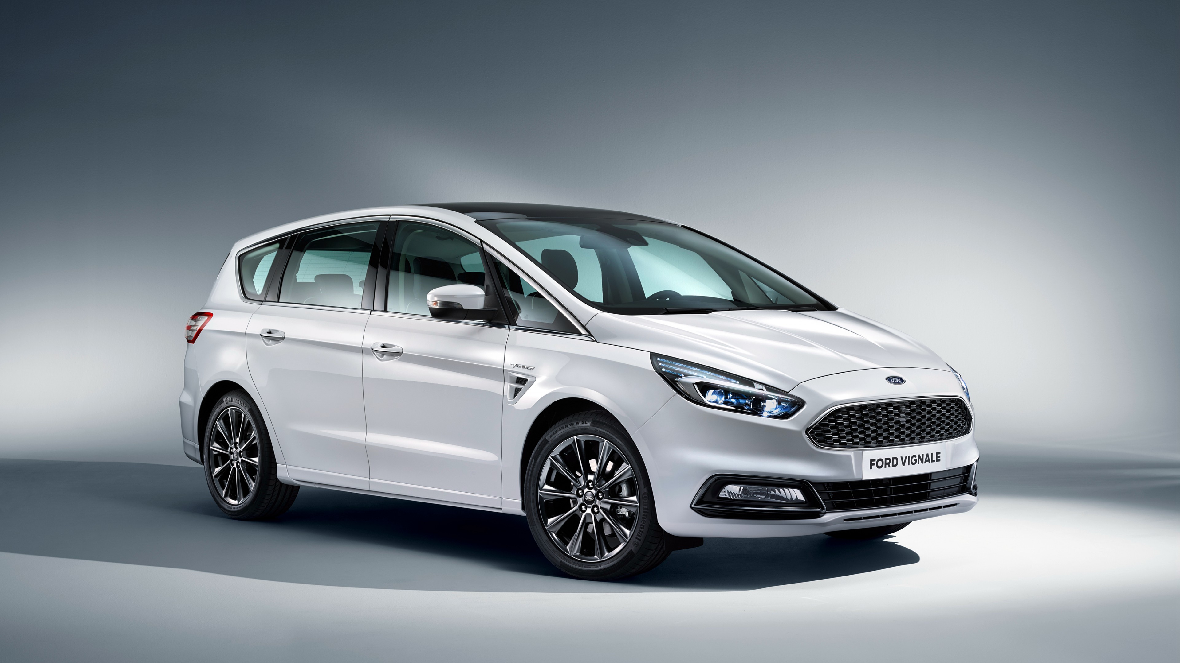 Ford Vignale S-MAX, Hatchback, Geneva Auto Show 2016, white, HD Wallpaper