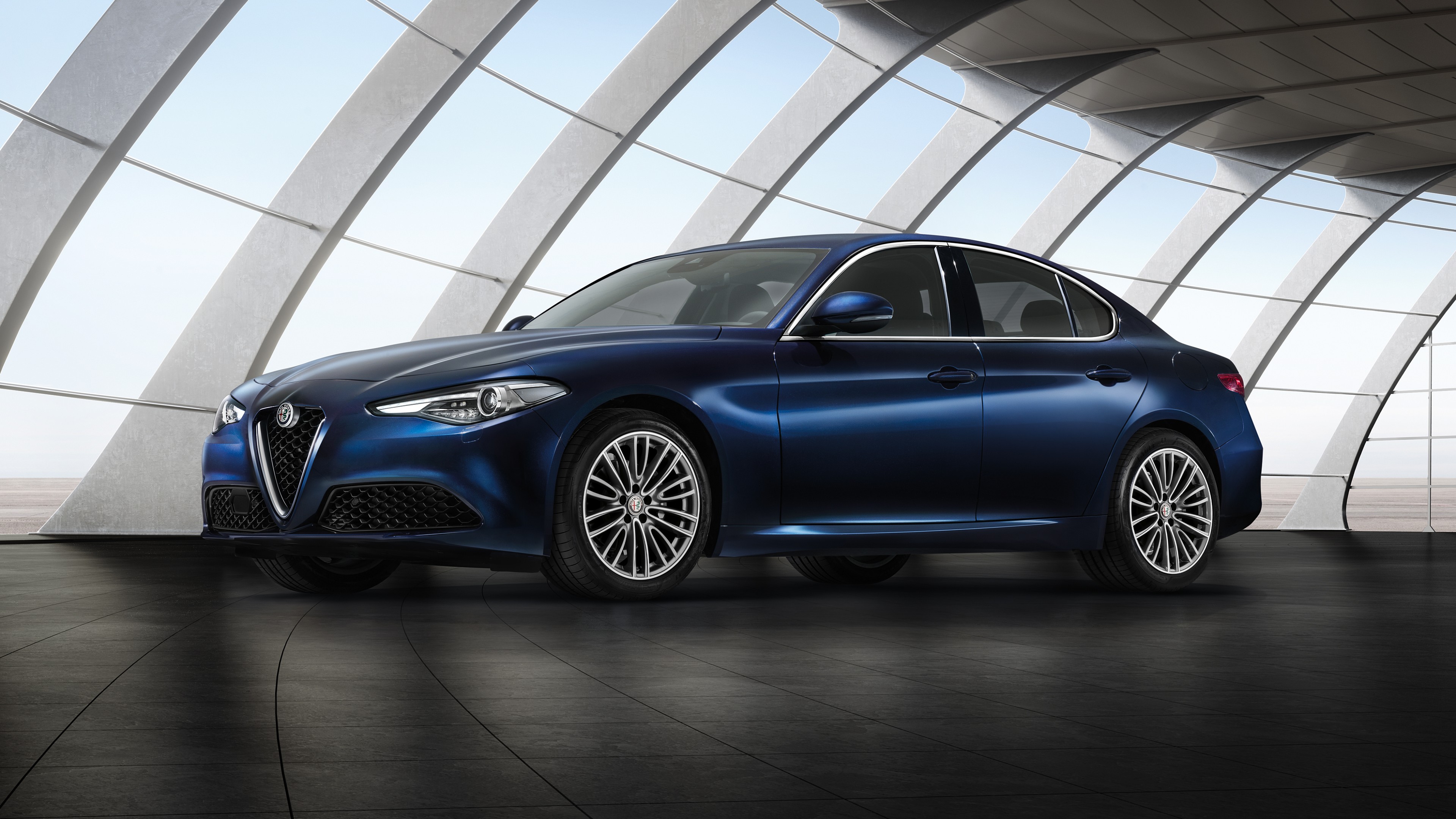 Alfa Romeo Giulia Super, Geneva Auto Show 2016, hatchback, HD Wallpaper
