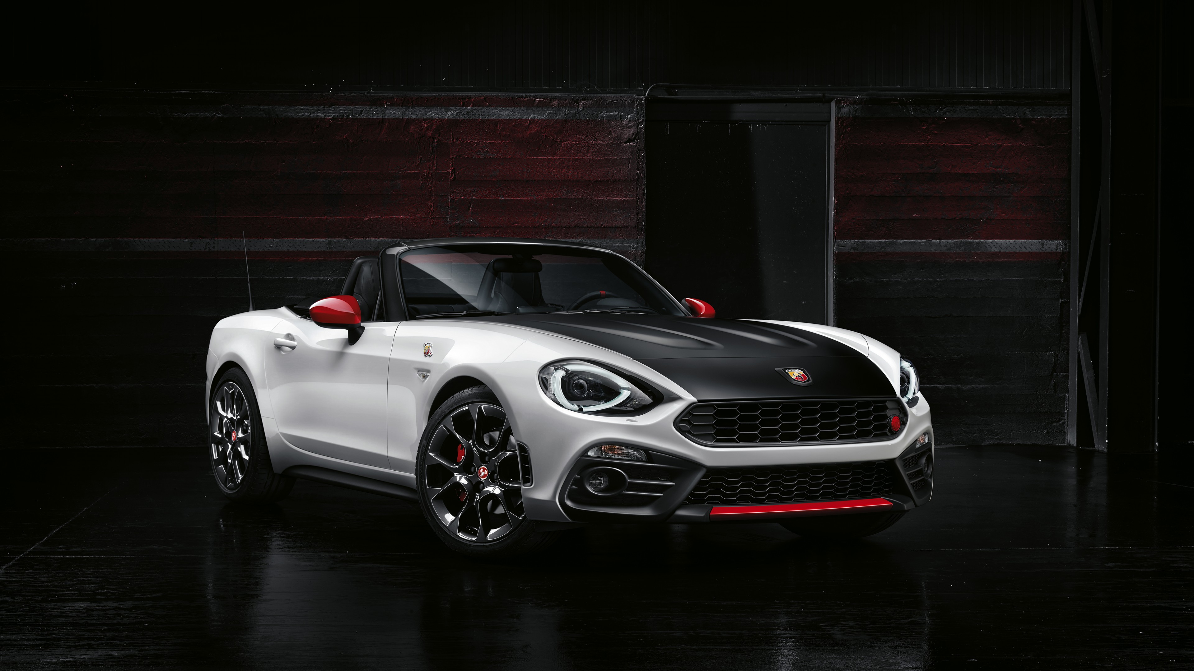 Fiat 124 Spider Abarth, Geneva Auto Show 2016, roadster, HD Wallpaper