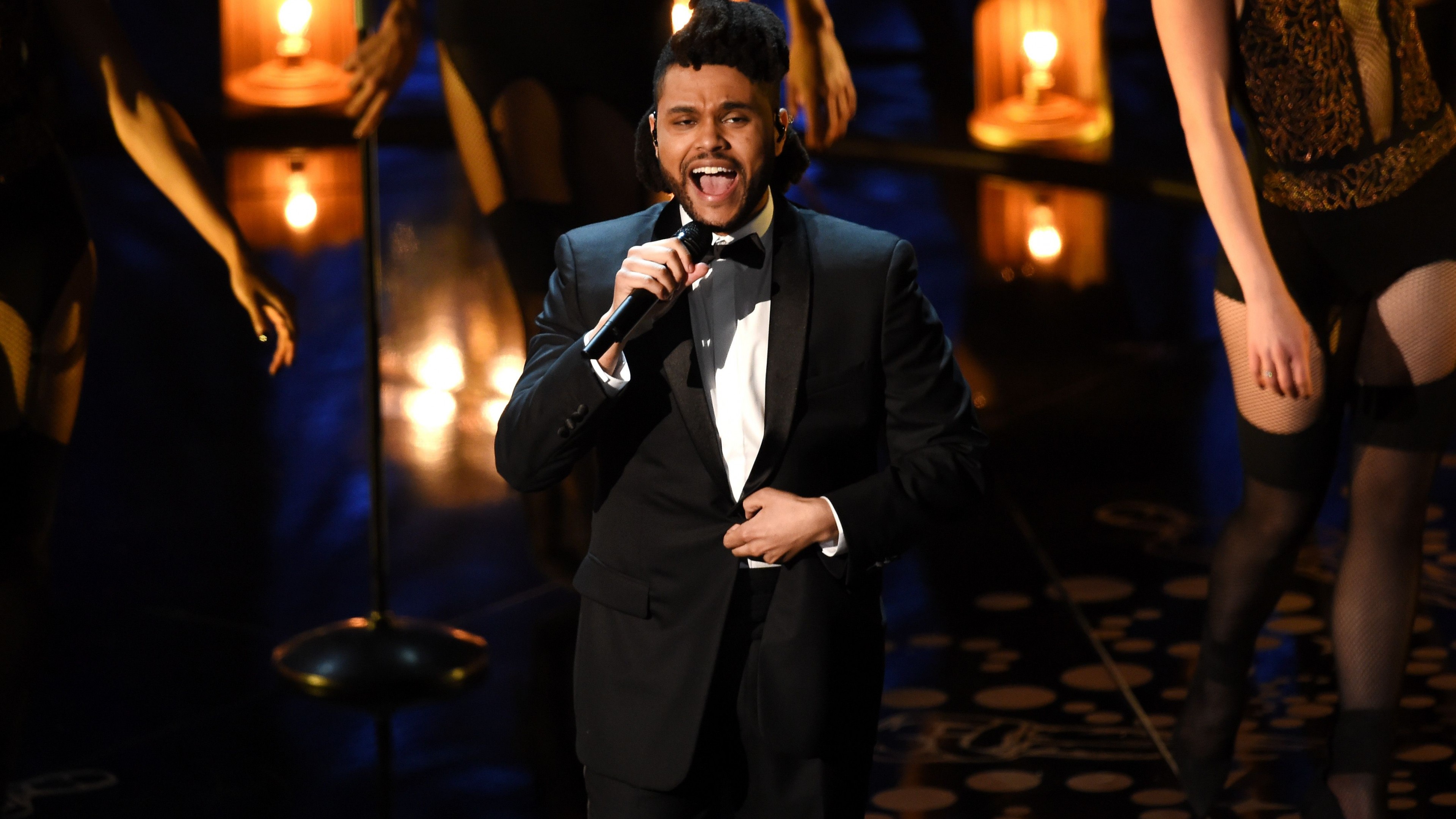 The Weeknd, Oscar 2016, Oscar, Most popular celebs, singer, HD Wallpaper