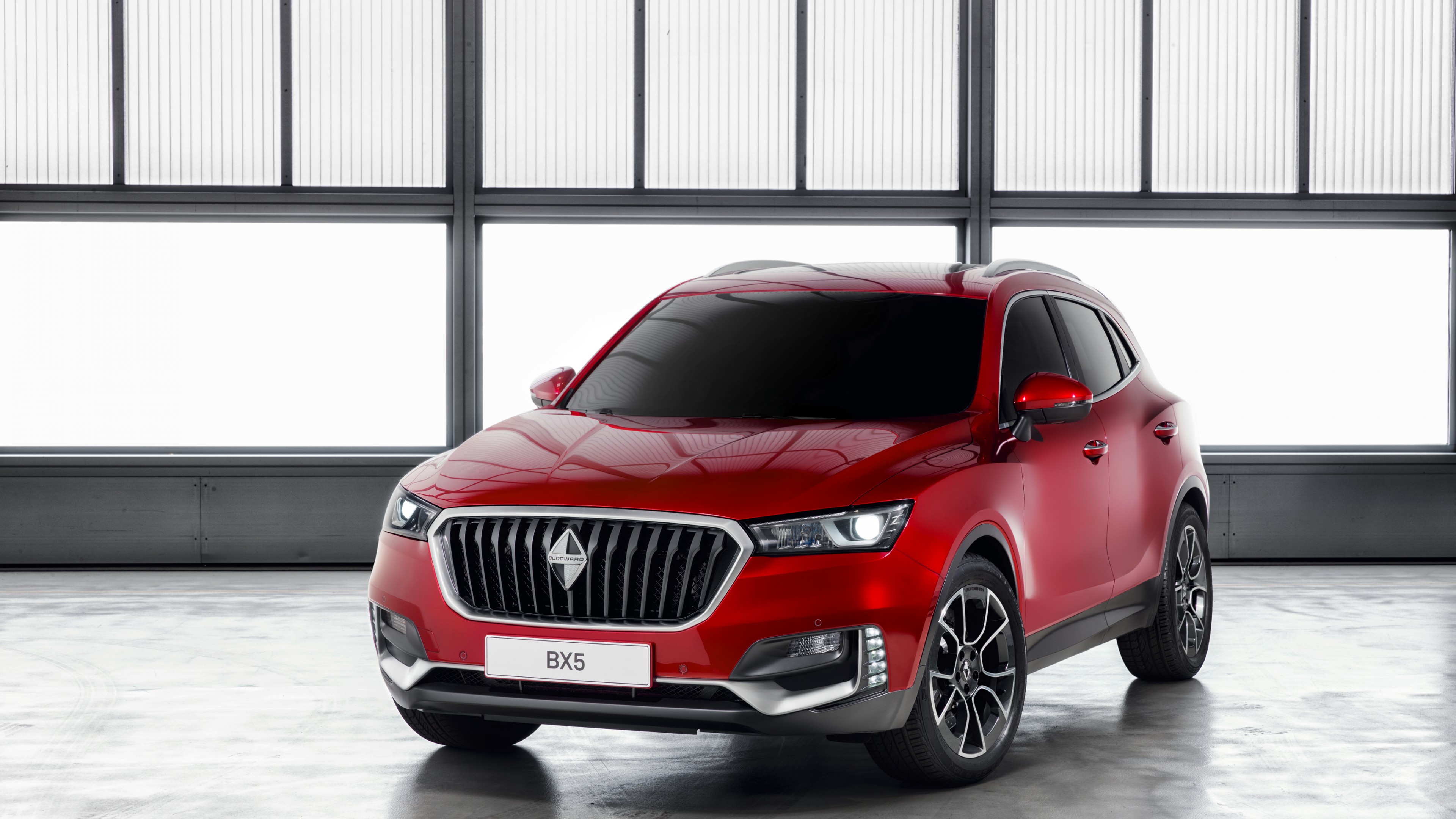 Borgward BX5, Geneva Auto Show 2016, crossover, red, HD Wallpaper