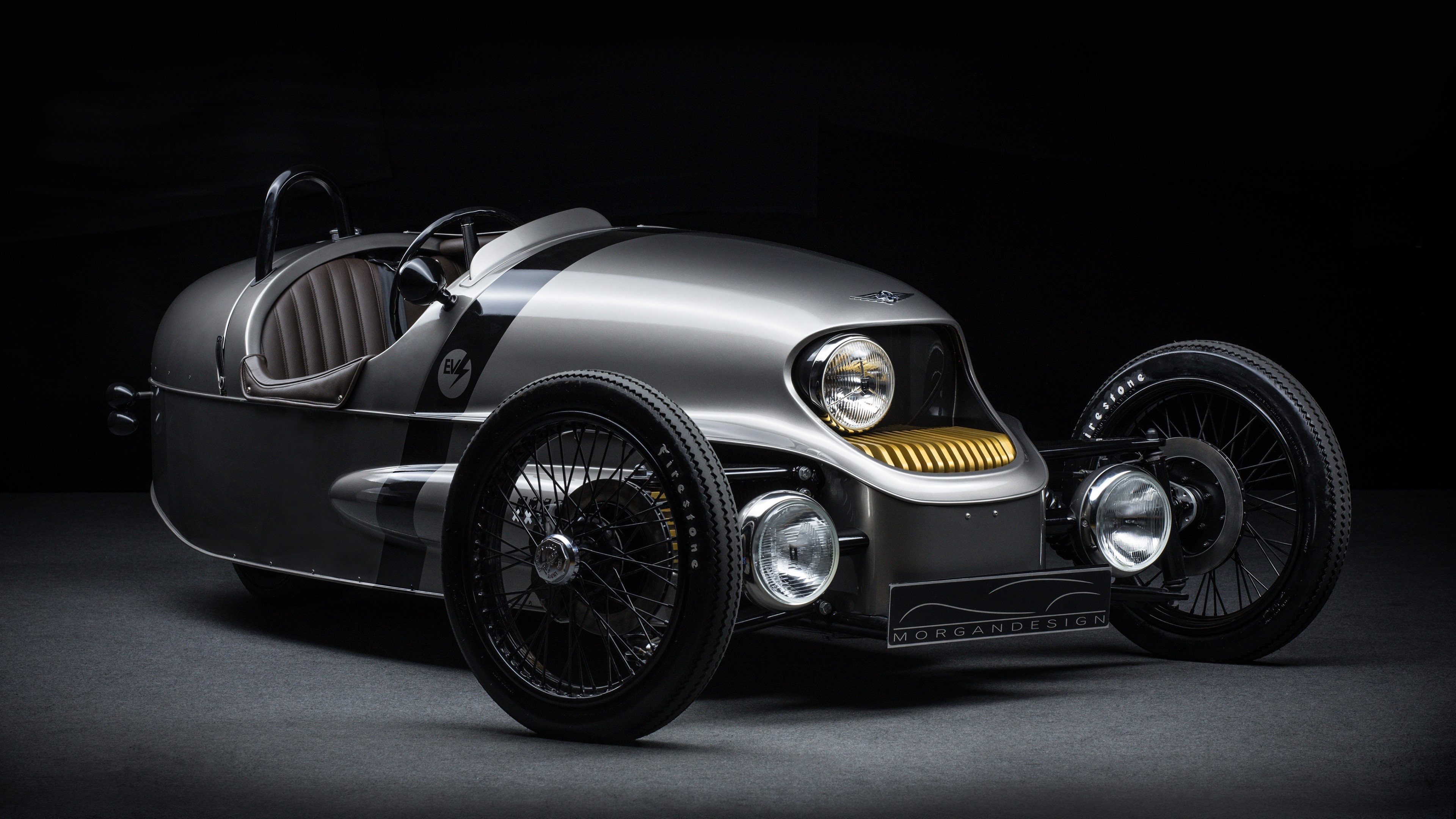 Morgan EV3 3 Wheeler, Geneva Auto Show 2016, electric car, review, HD Wallpaper