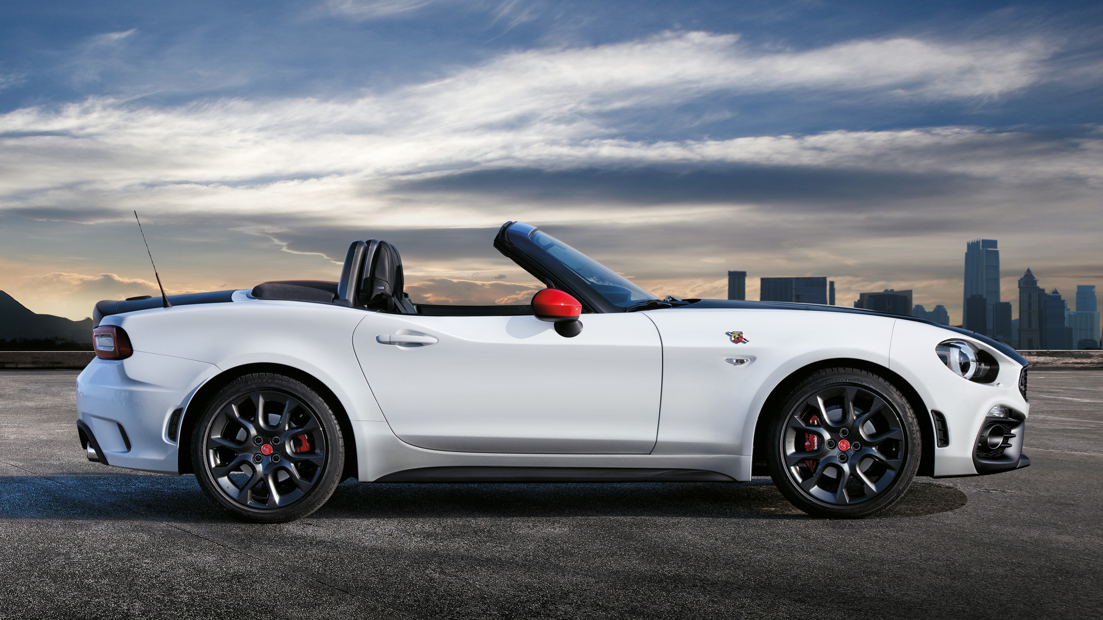 Fiat 124 Spider Abarth, Geneva Auto Show 2016, roadster, HD Wallpaper