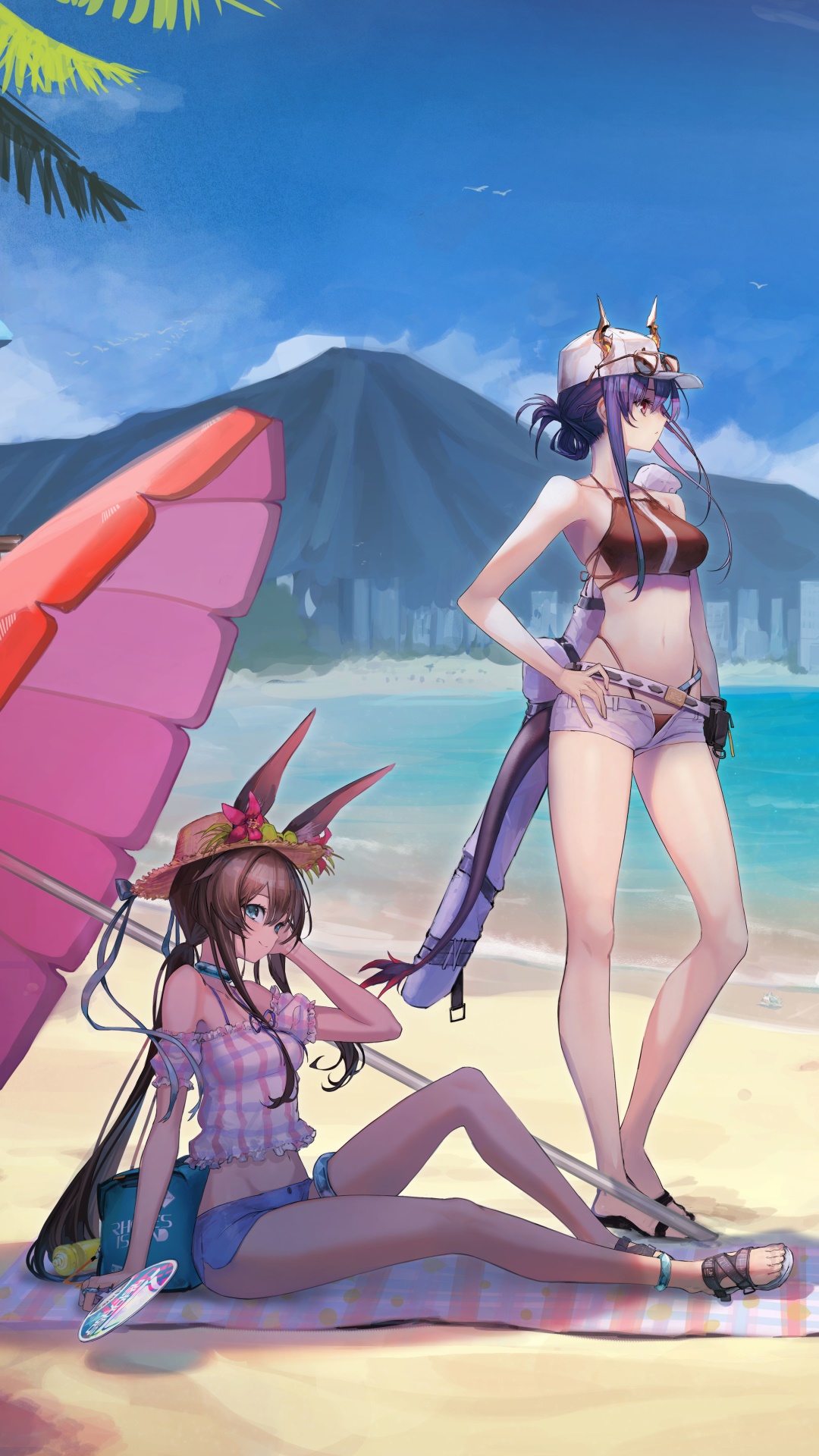 Video Game Arknights, Amiya (Arknights), Chen (Arknights), 1080x1920, Phone HD Wallpaper