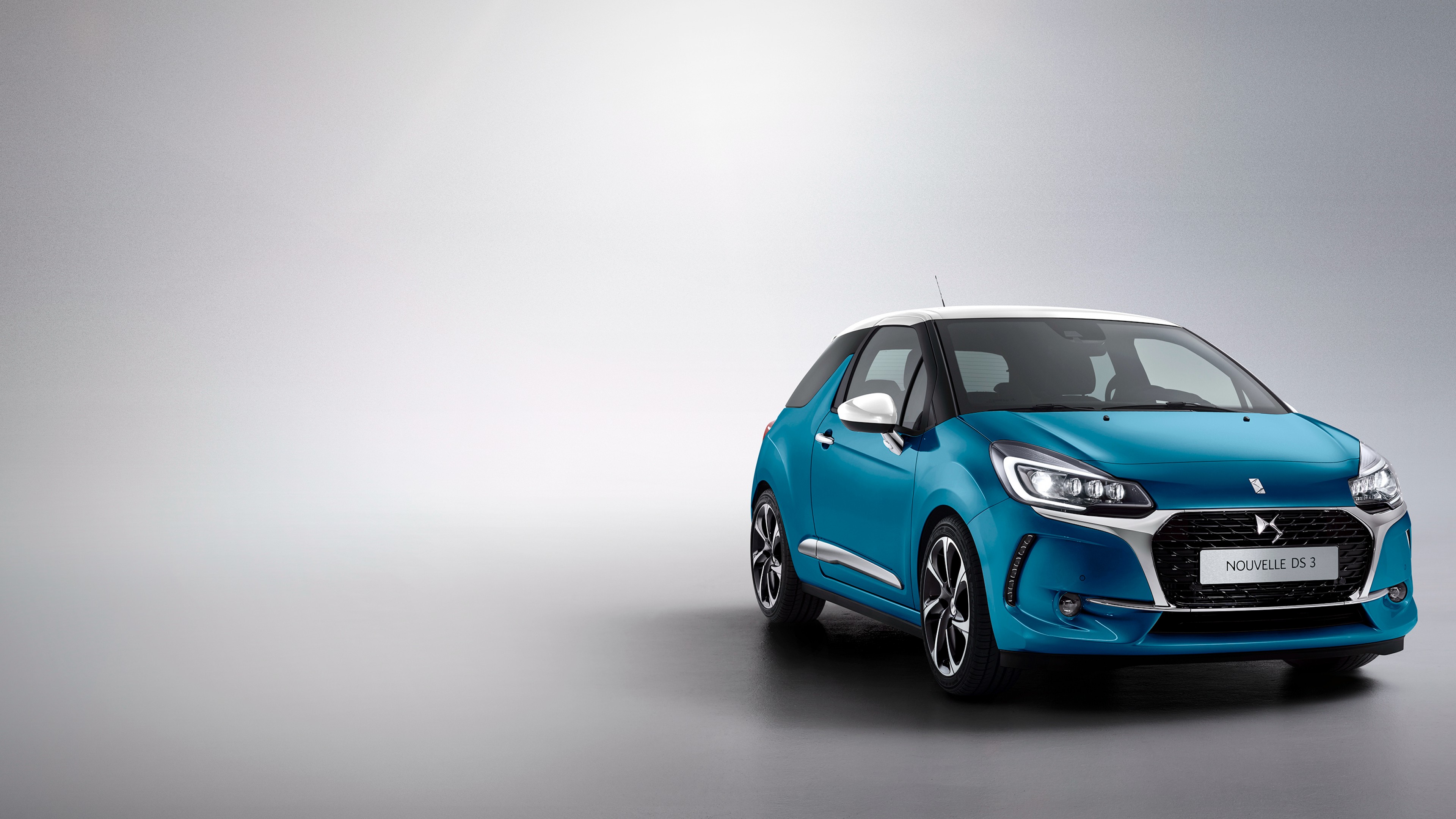DS 3, Geneva Auto Show 2016, blue, HD Wallpaper