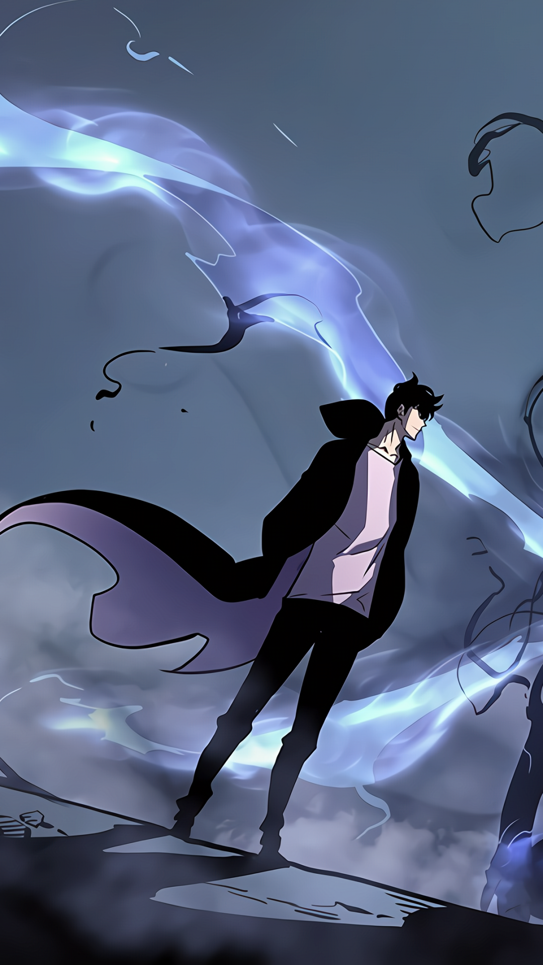 Anime Solo Leveling, Sung Jin-Woo, Beru (Solo Leveling), 1080x1920, Phone HD Wallpaper