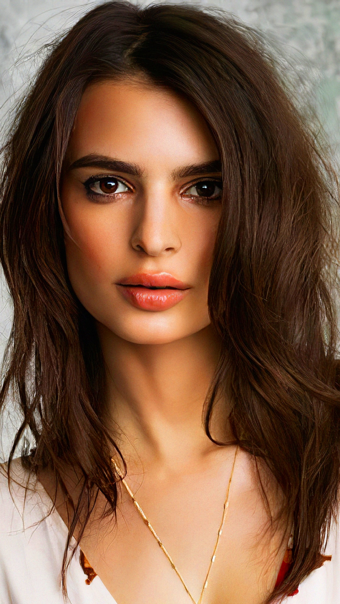 Celebrity Emily Ratajkowski, Brown Eyes, Brunette, Model, Actress, 1080x1920, Phone HD Wallpaper
