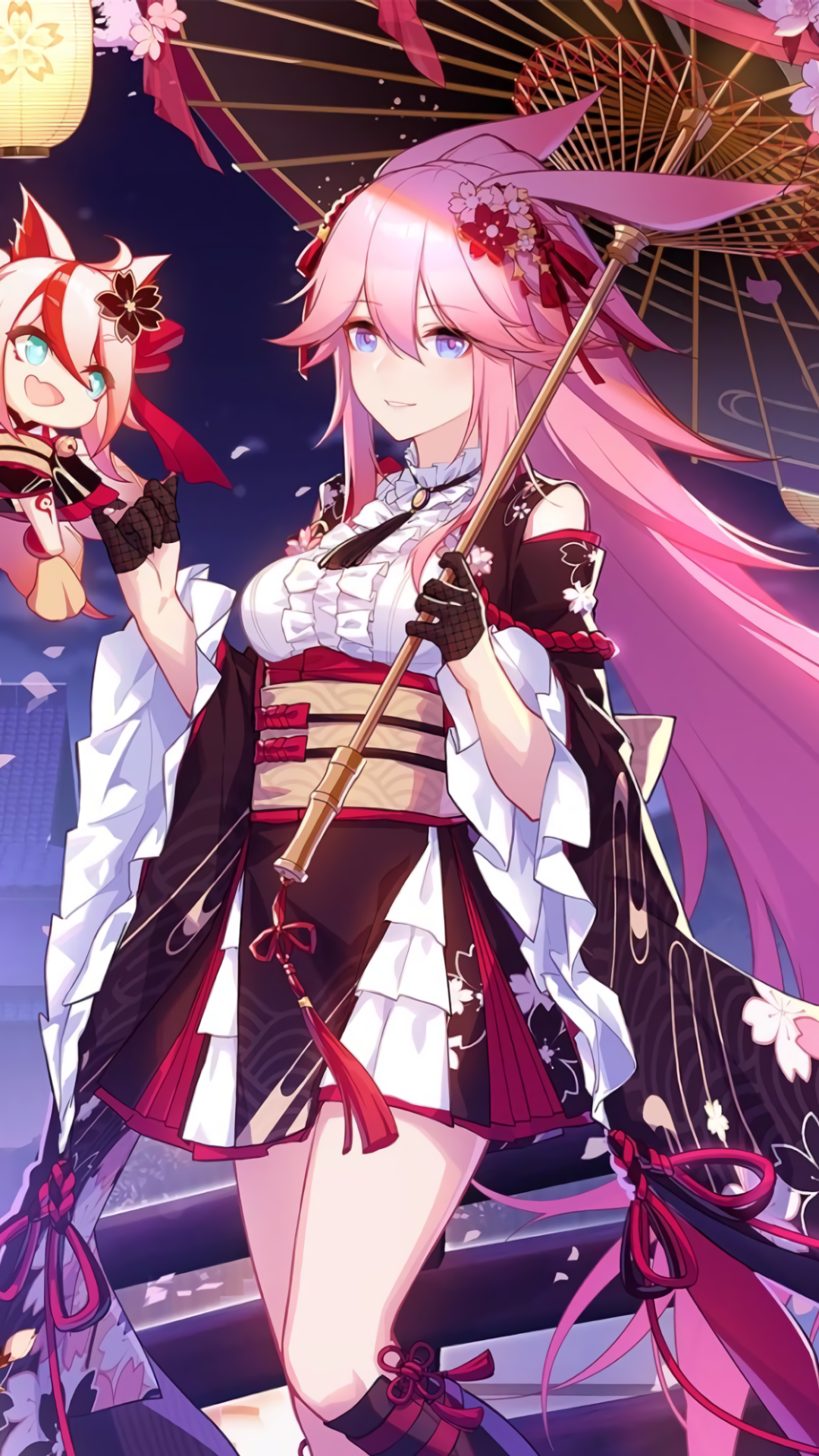 Video Game Honkai Impact 3rd, Higokumaru (Honkai Impact 3rd), Yae Sakura (Honkai Impact 3rd), 1080x1920, Phone HD Wallpaper
