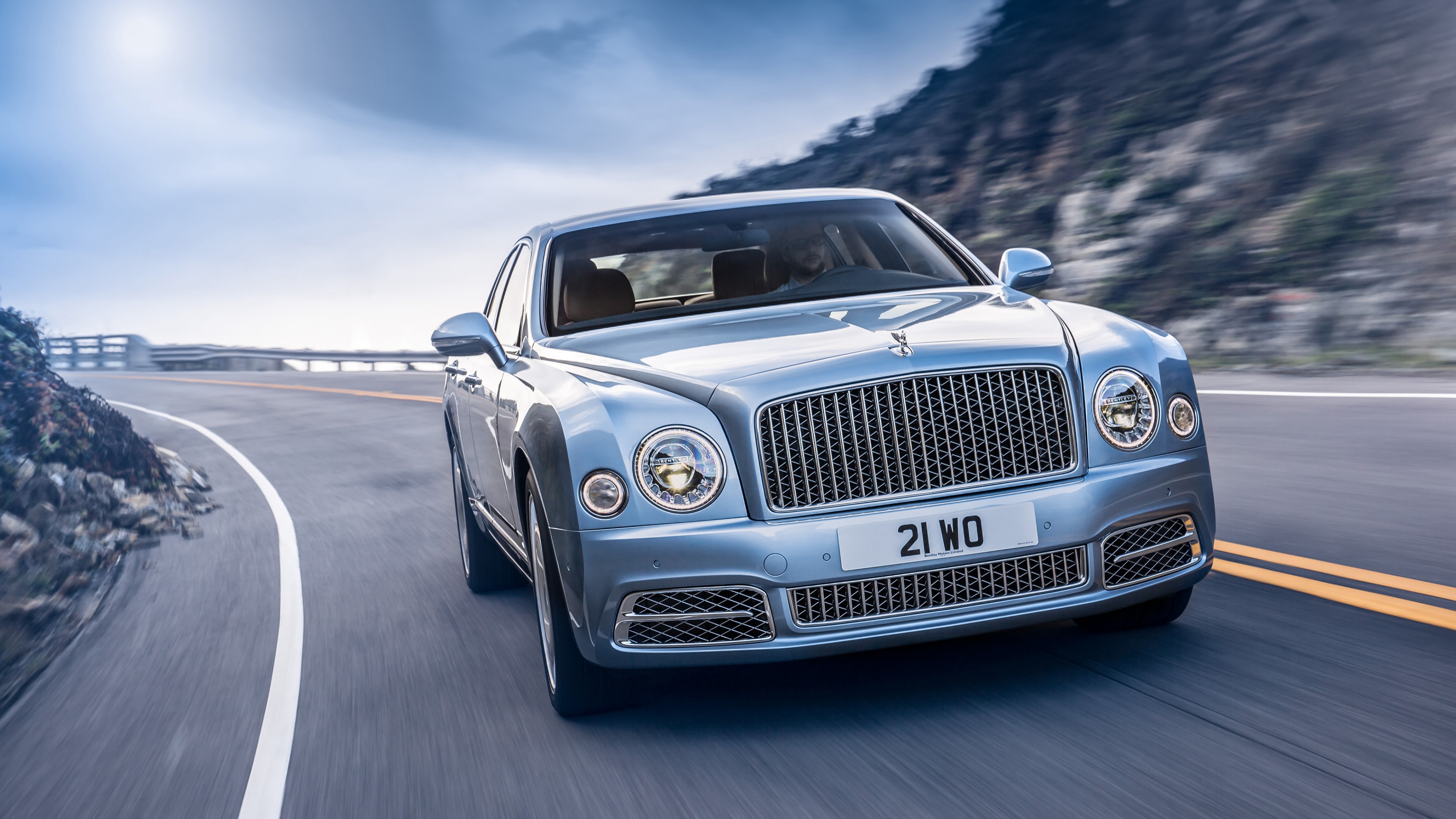 Bentley Mulsanne Speed, Geneva Auto Show 2016, gold, luxury car, HD Wallpaper