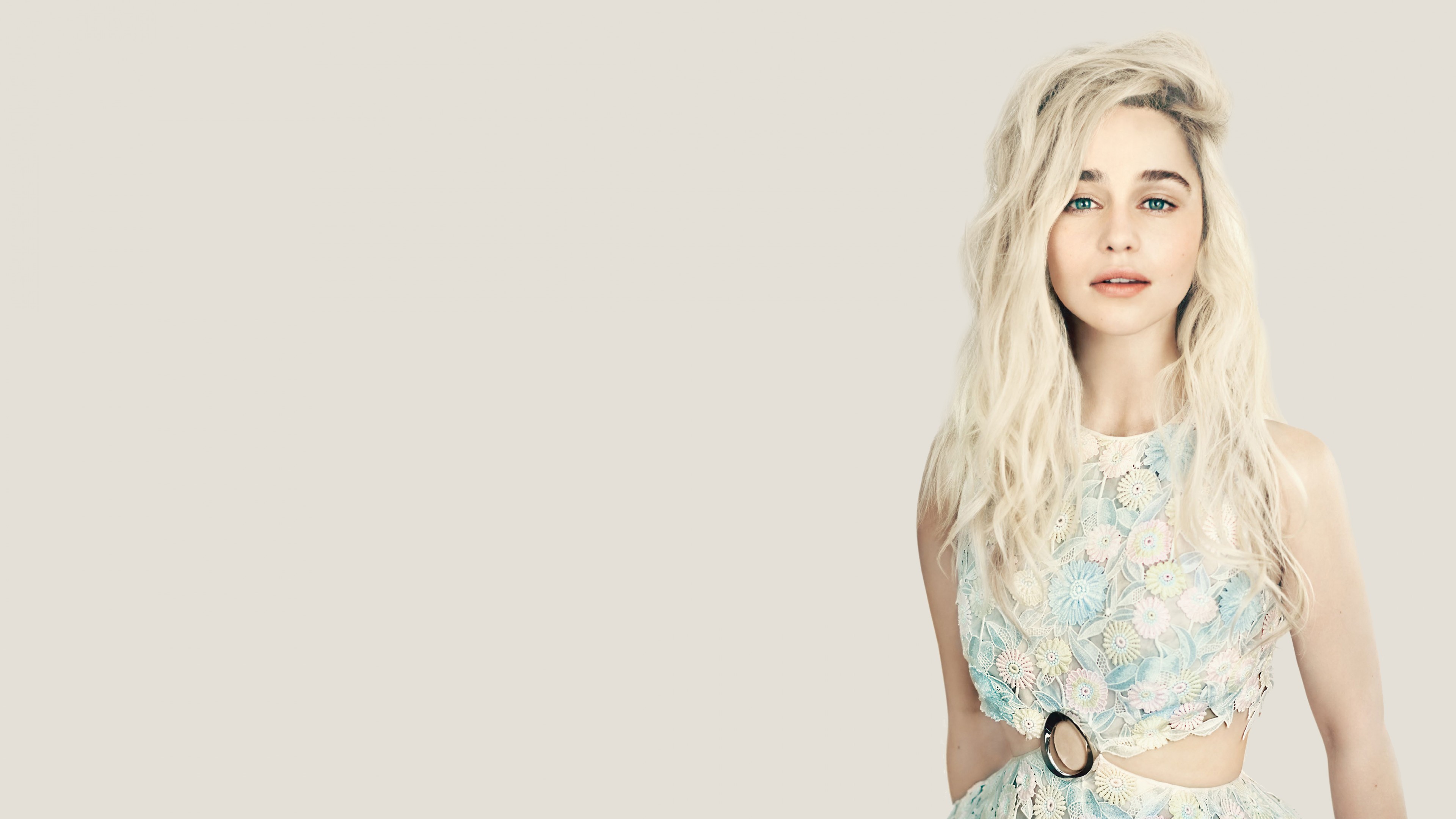 Emilia Clarke, Most Popular Celebs, actress, brunette, HD Wallpaper