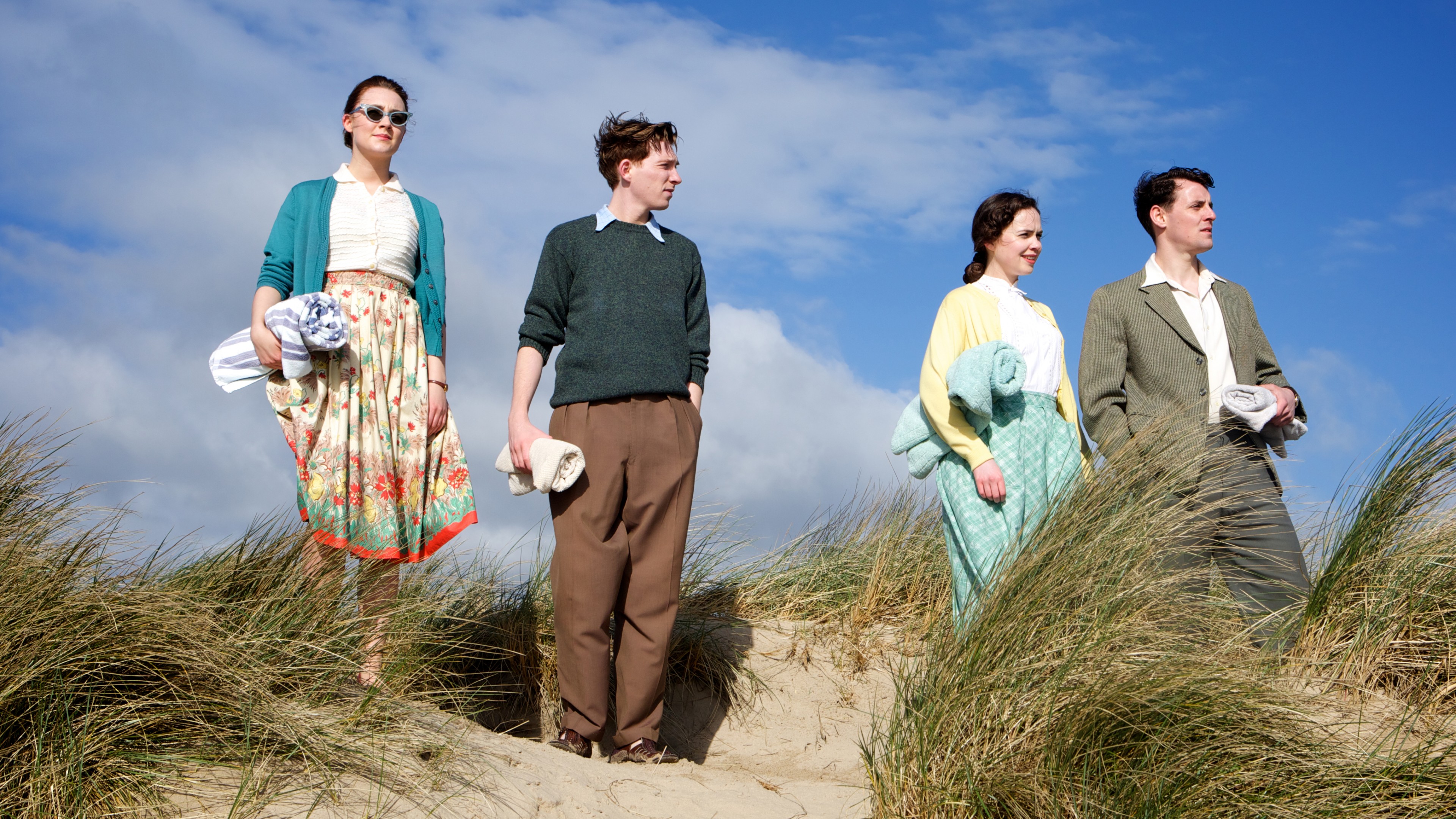 Brooklyn, Academy Awards, Oscar, Saoirse Ronan, Emory Cohen, Domhnall Gleeson, Jim Broadbent, HD Wallpaper
