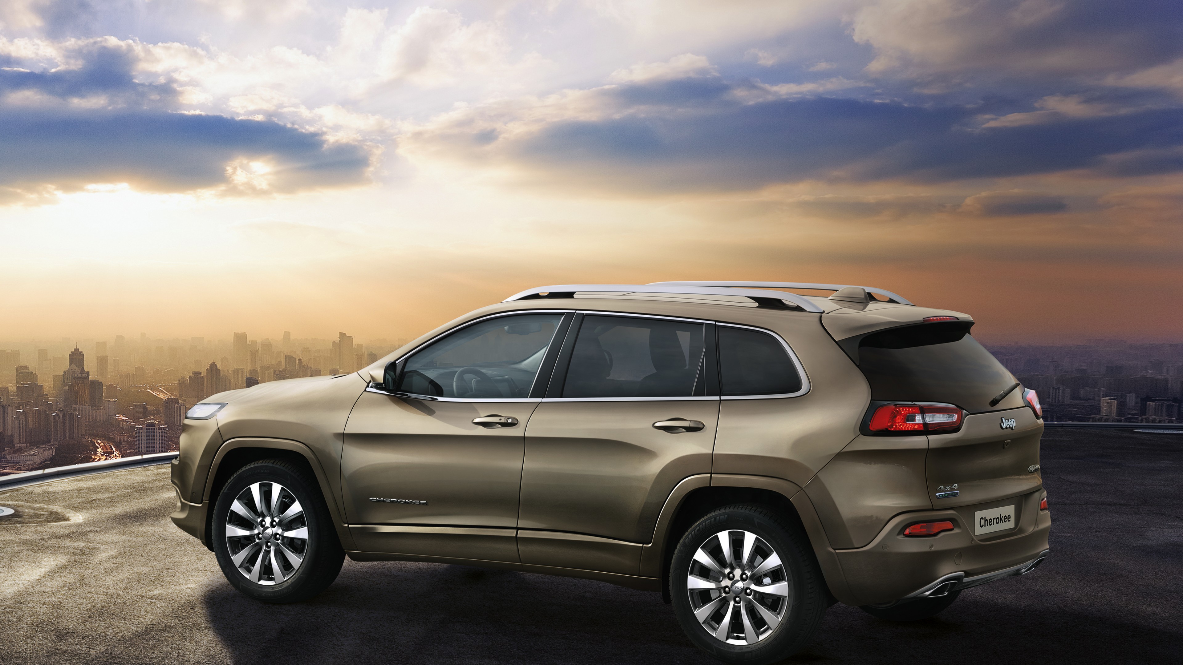 Jeep Cherokee Overland, Geneva Auto Show 2016, SUV, HD Wallpaper