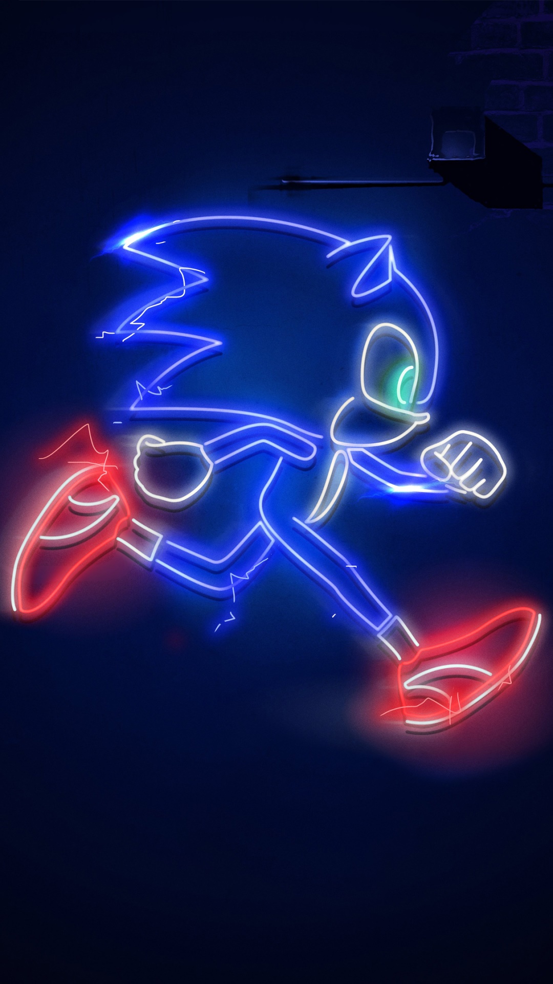 Movie Sonic the Hedgehog, Neon, 1080x1920, Phone HD Wallpaper