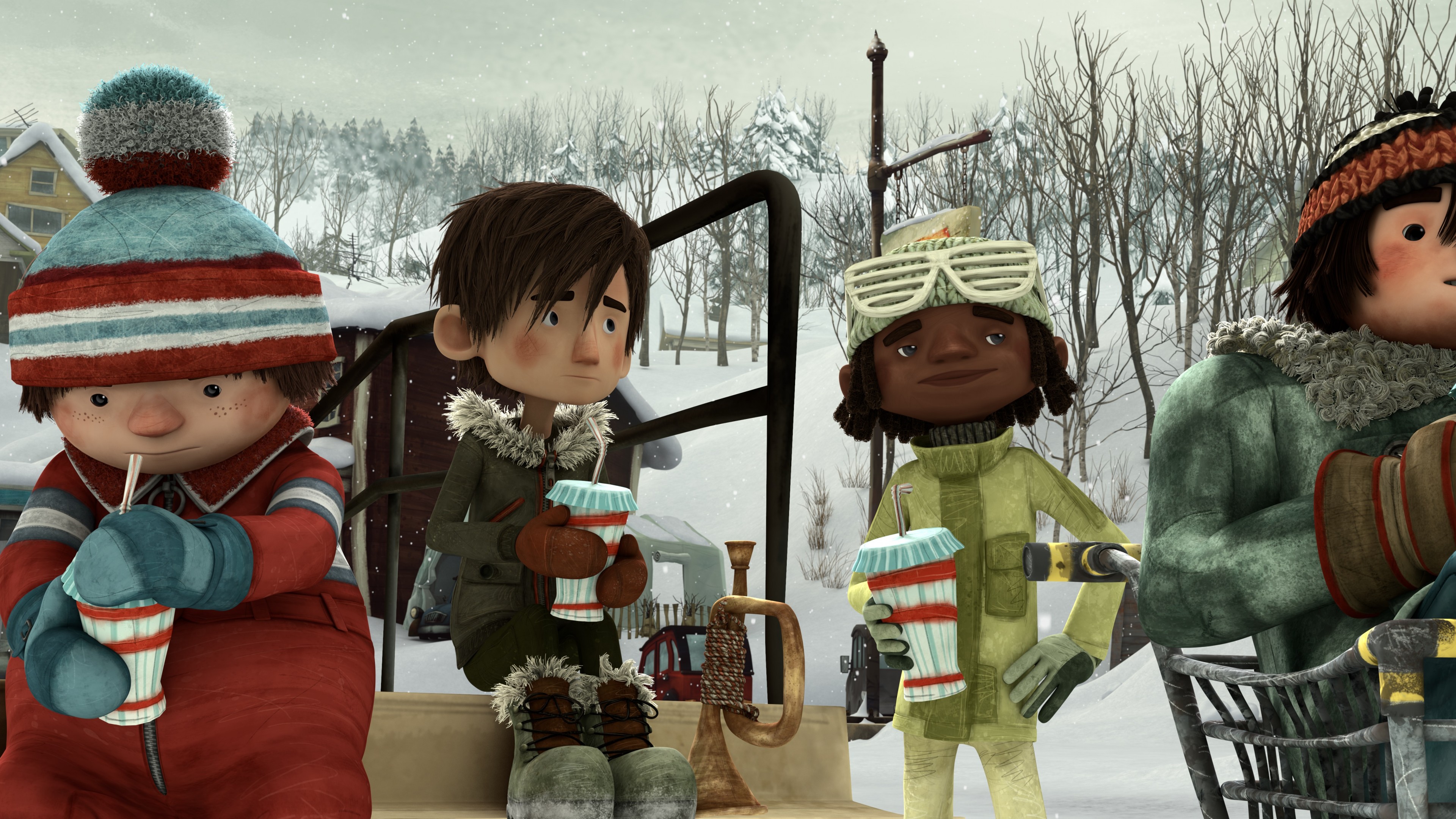 Snowtime!, winter, best animations of 2016, HD Wallpaper