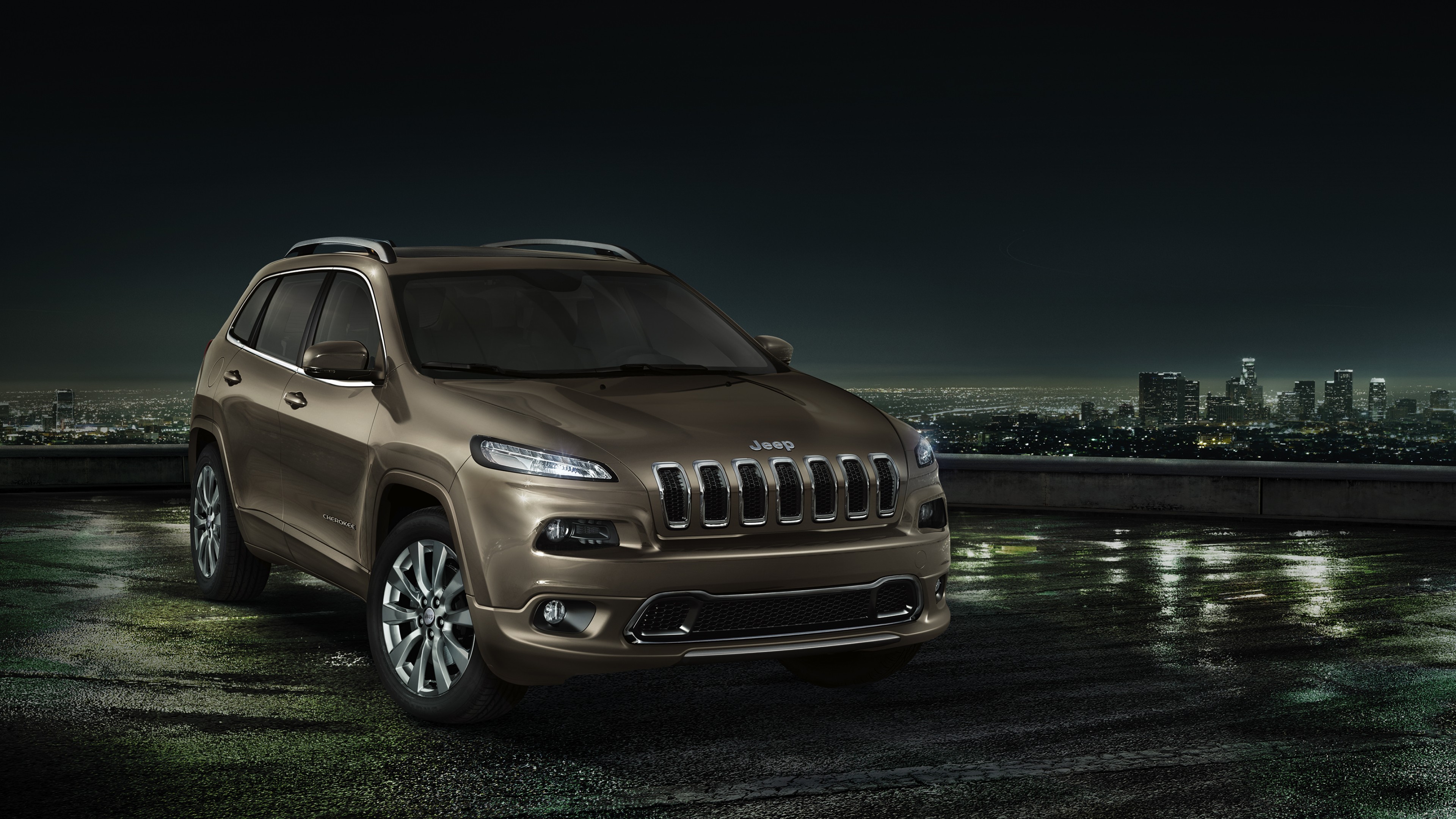 Jeep Cherokee Overland, Geneva Auto Show 2016, SUV, HD Wallpaper