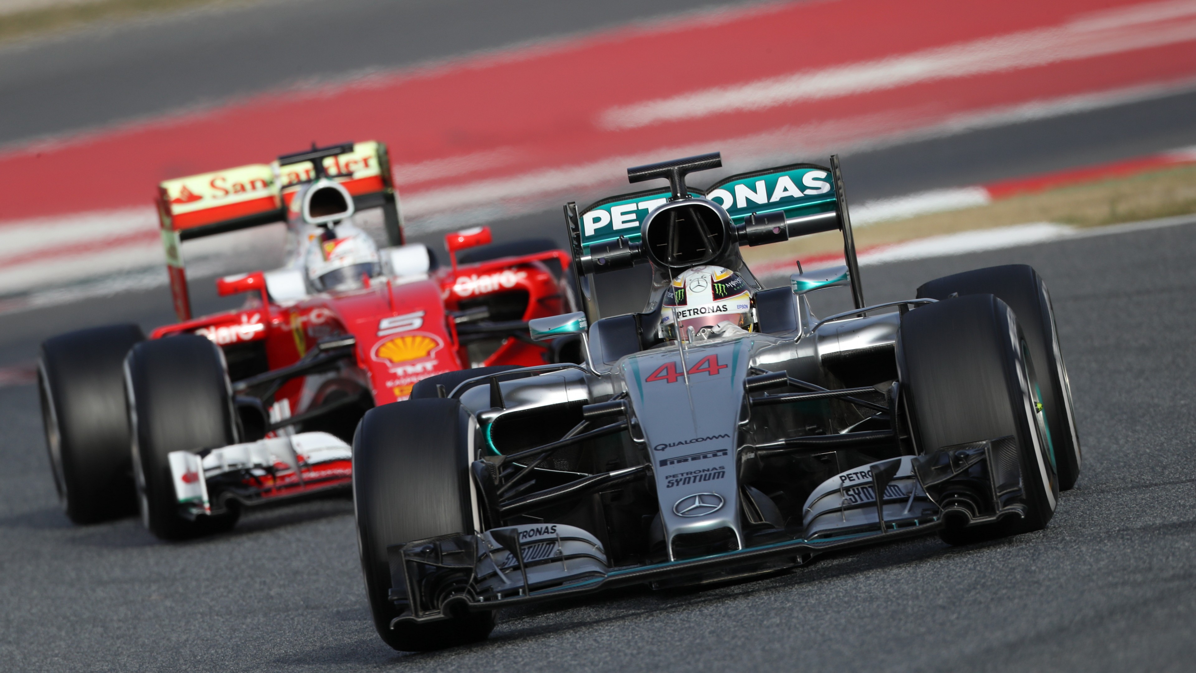 Mercedes AMG F1 W07, Hybrid, Formula 1, testing, LIVE from Barcelona, F1, HD Wallpaper