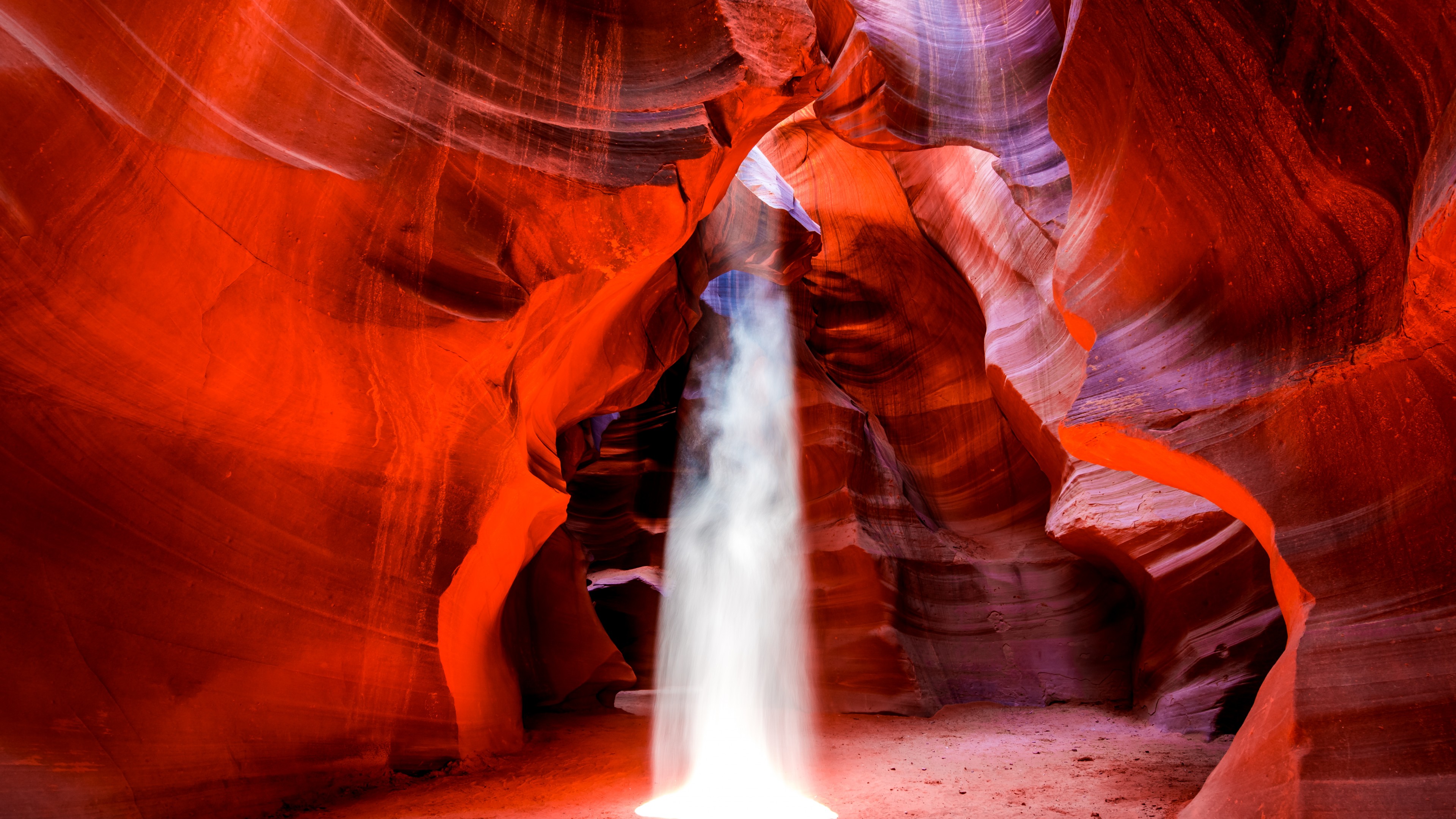 Antelope Canyon, 4k, Arizona, USA, travel, tourism, HD Wallpaper