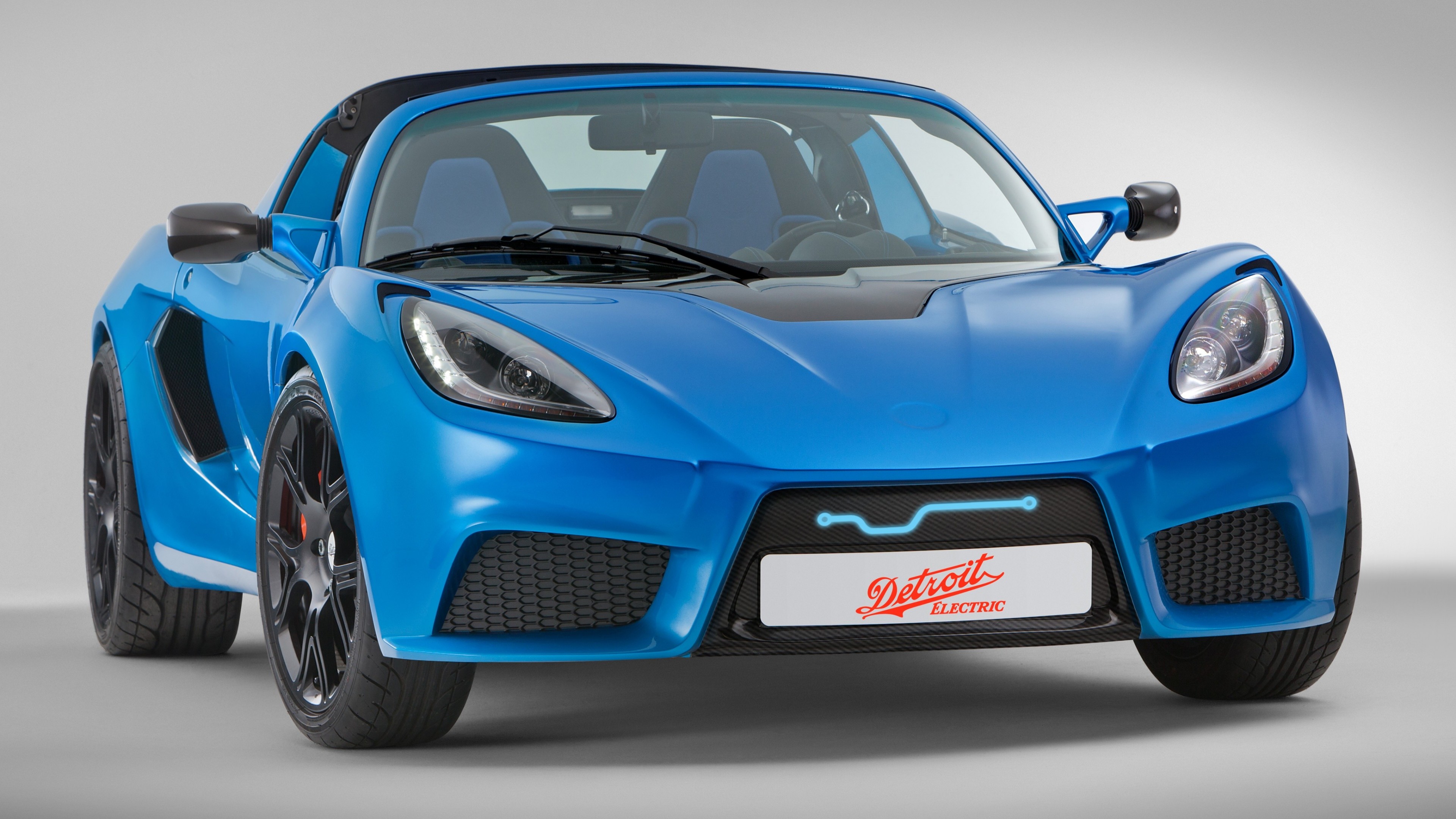 Detroit Electric SP01, Quickest Electric Cars, sport cars, electric cars, blue, HD Wallpaper