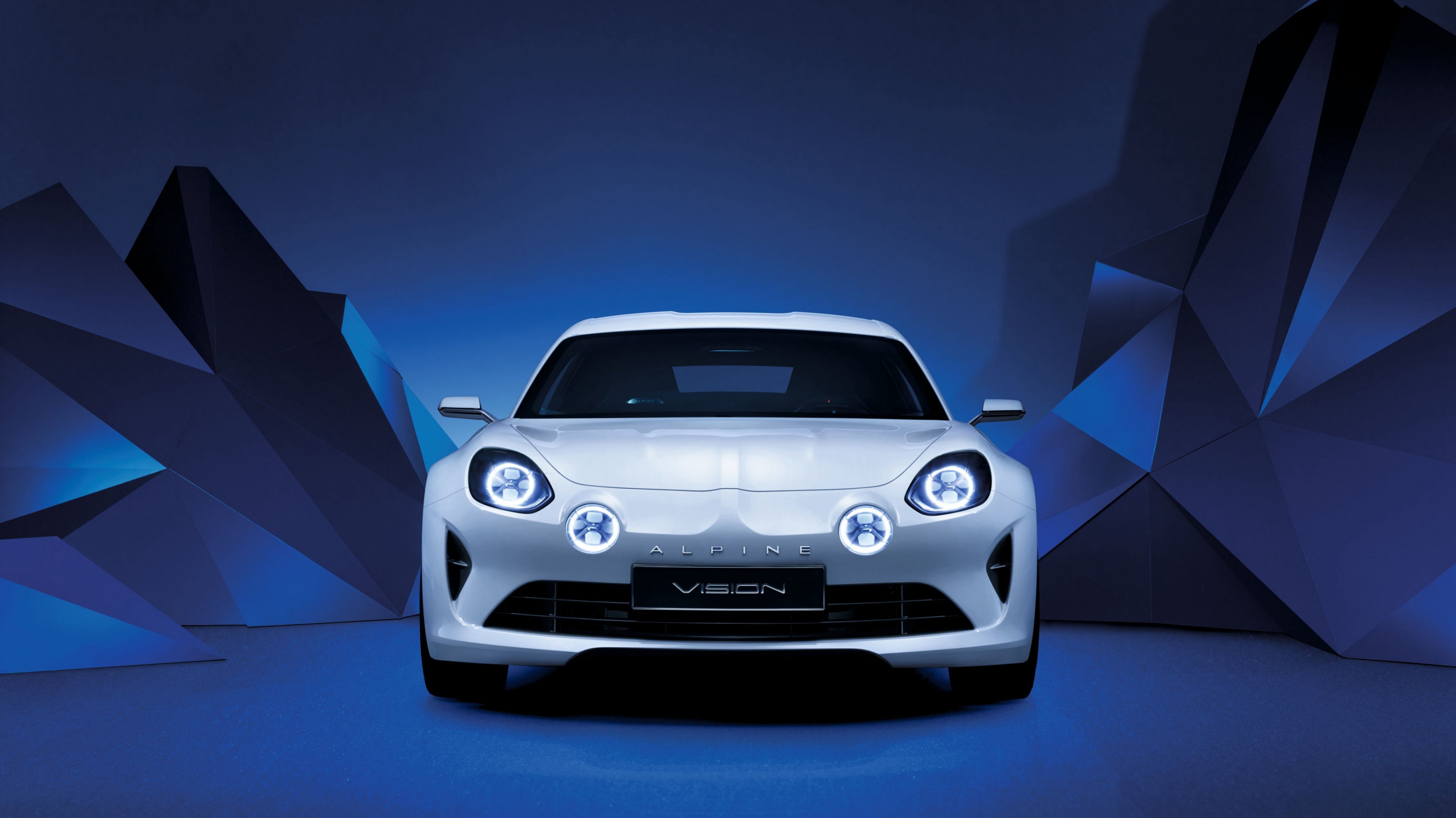 Renault Alpine Vision, Geneva Auto Show 2016, sport car, white, HD Wallpaper