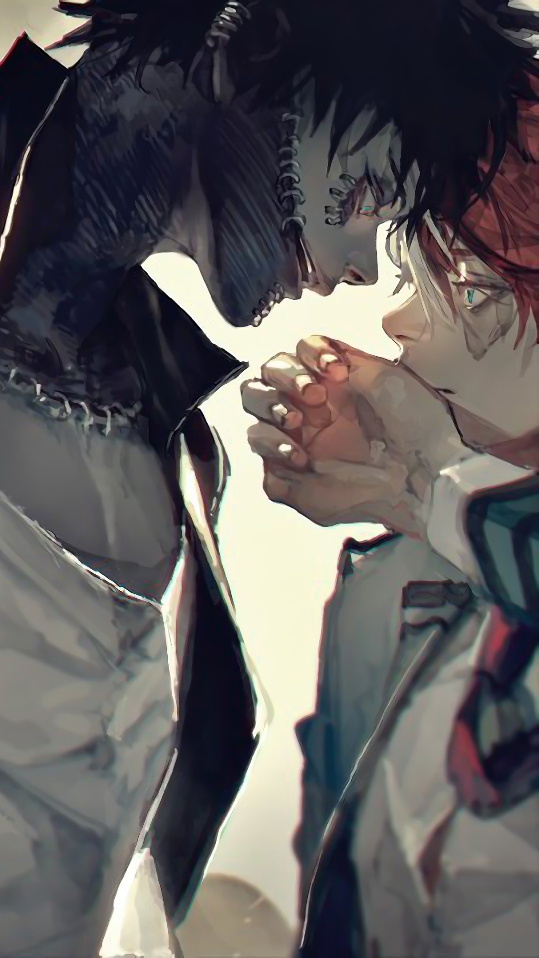 Anime My Hero Academia, Scar, Shoto Todoroki, Blue Eyes, Dabi (Boku No Hero Academia), 1080x1920, Phone HD Wallpaper