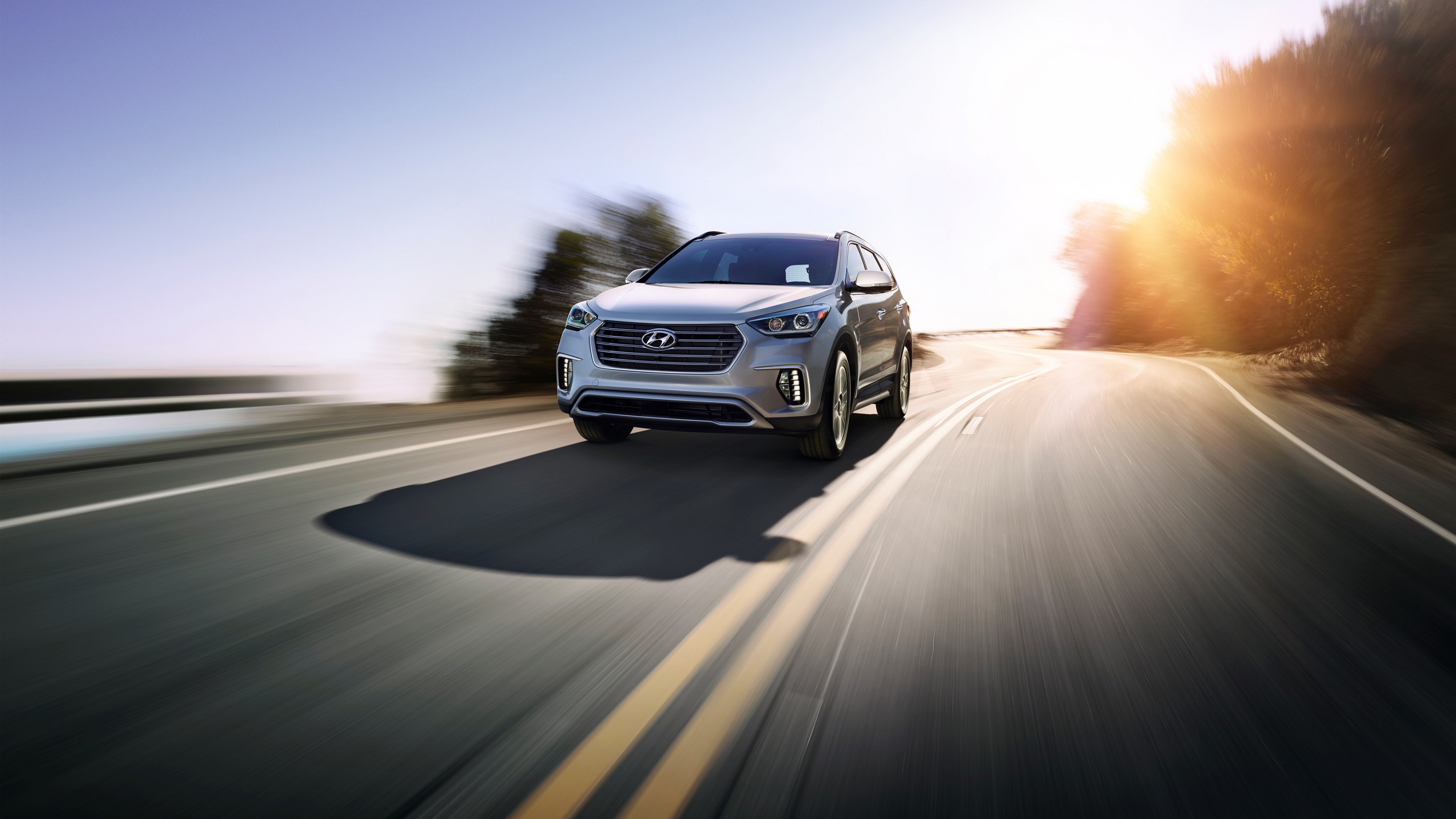 Hyundai Santa Fe, Chicago Auto Show 2016, crossover, HD Wallpaper