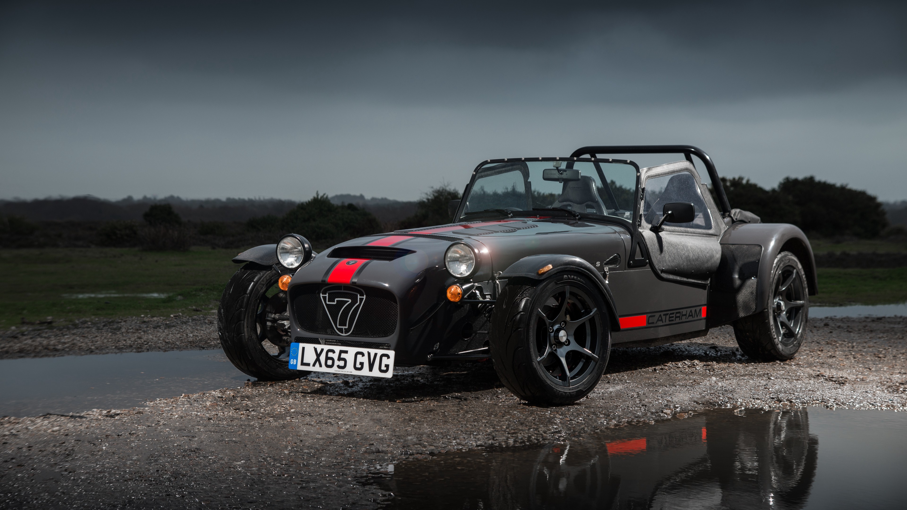 Caterham Seven 620 S, Autosport International Motor Show 2016, black, HD Wallpaper