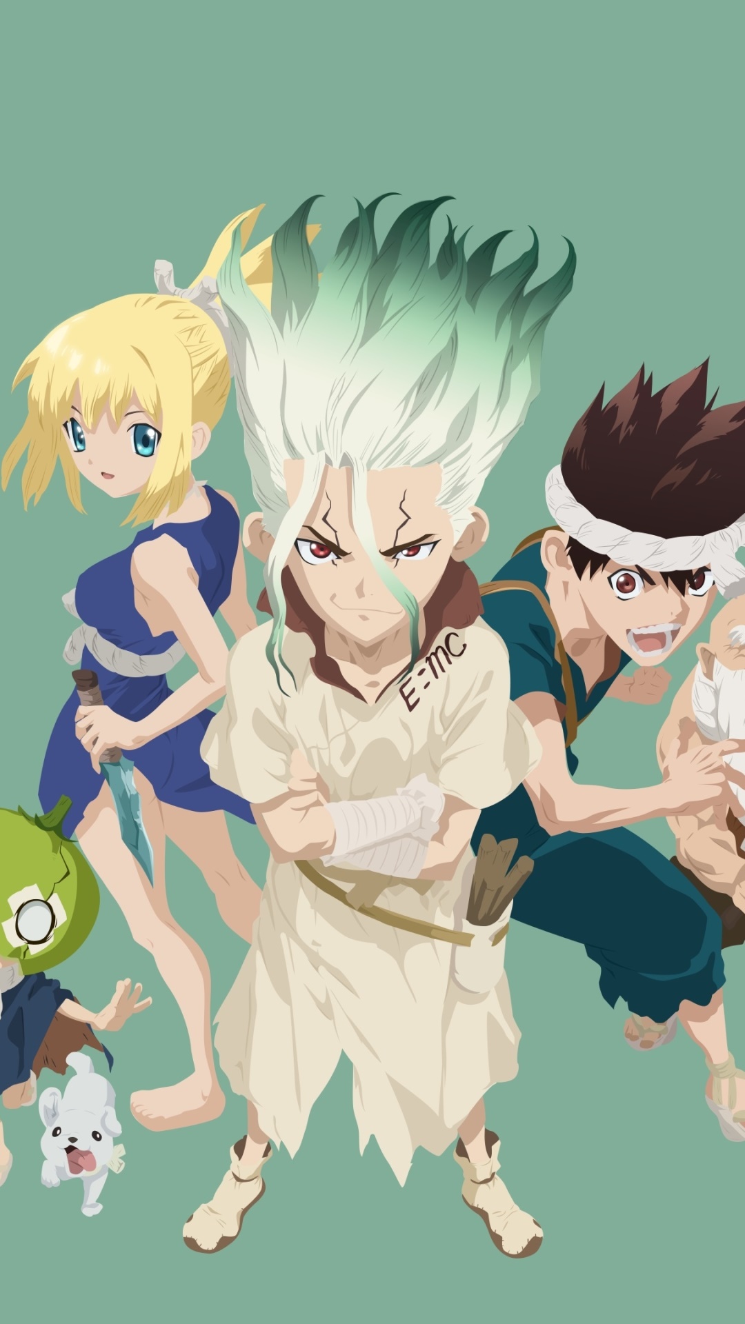 Wallpaper Id Anime Dr Stone Phone Wallpaper Senku Ishigami Chrome Dr Stone Kohaku Dr Stone 1080x19 Free Download