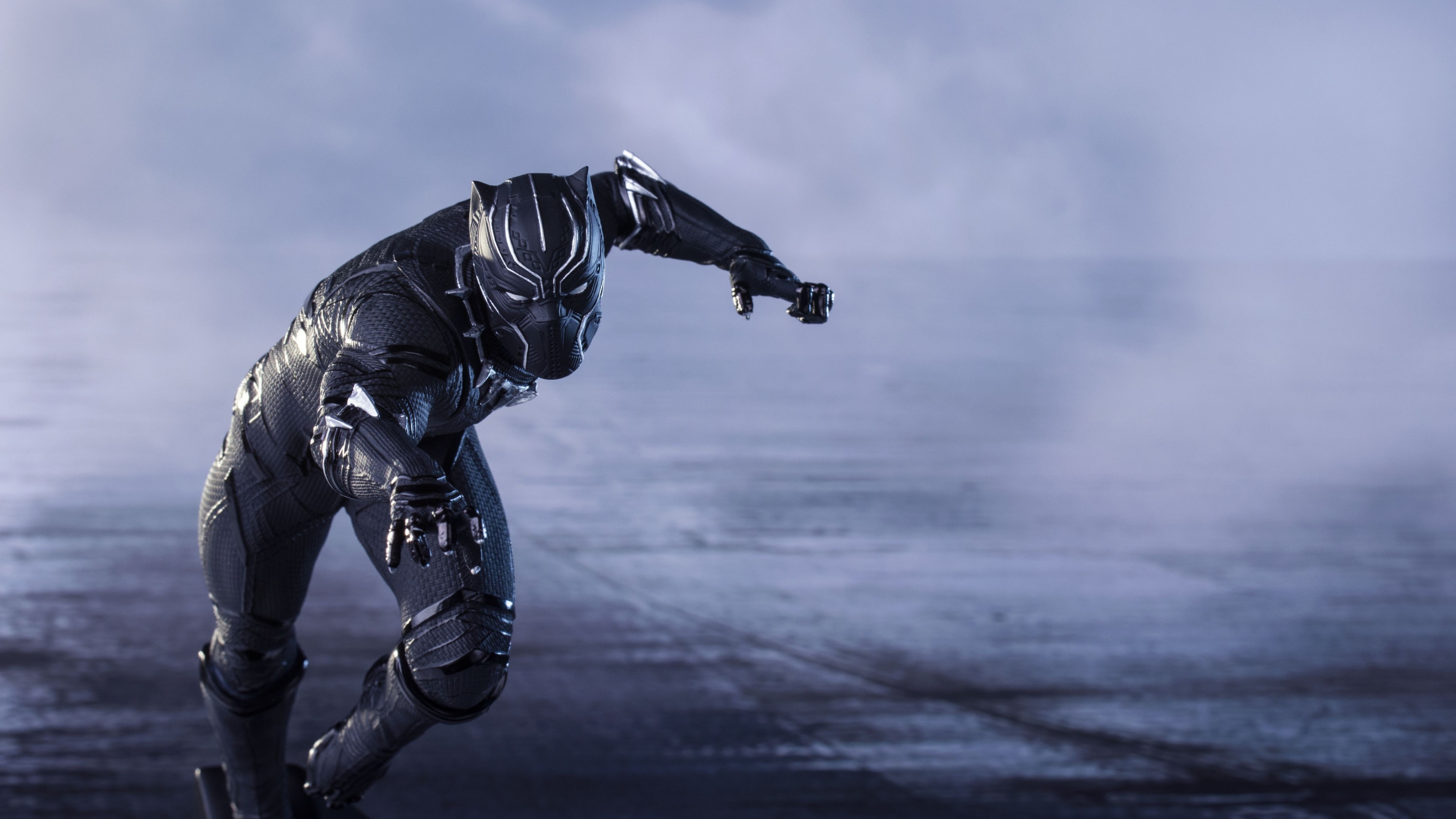 Black Panther, superhero, Captain America: Civil War, HD Wallpaper