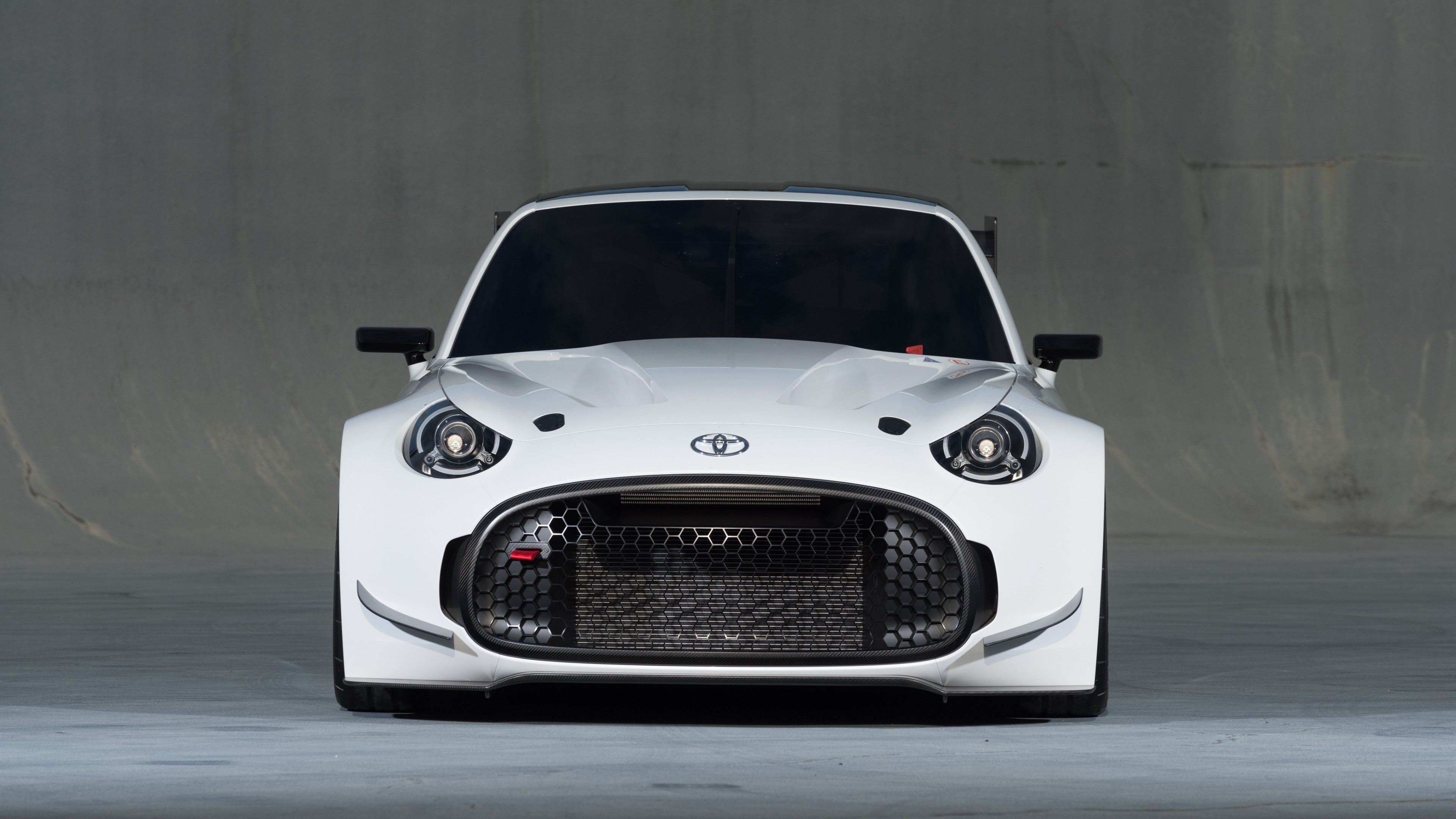 Toyota S-FR Racing, Tokyo Motor Show 2016, sport car, white, HD Wallpaper
