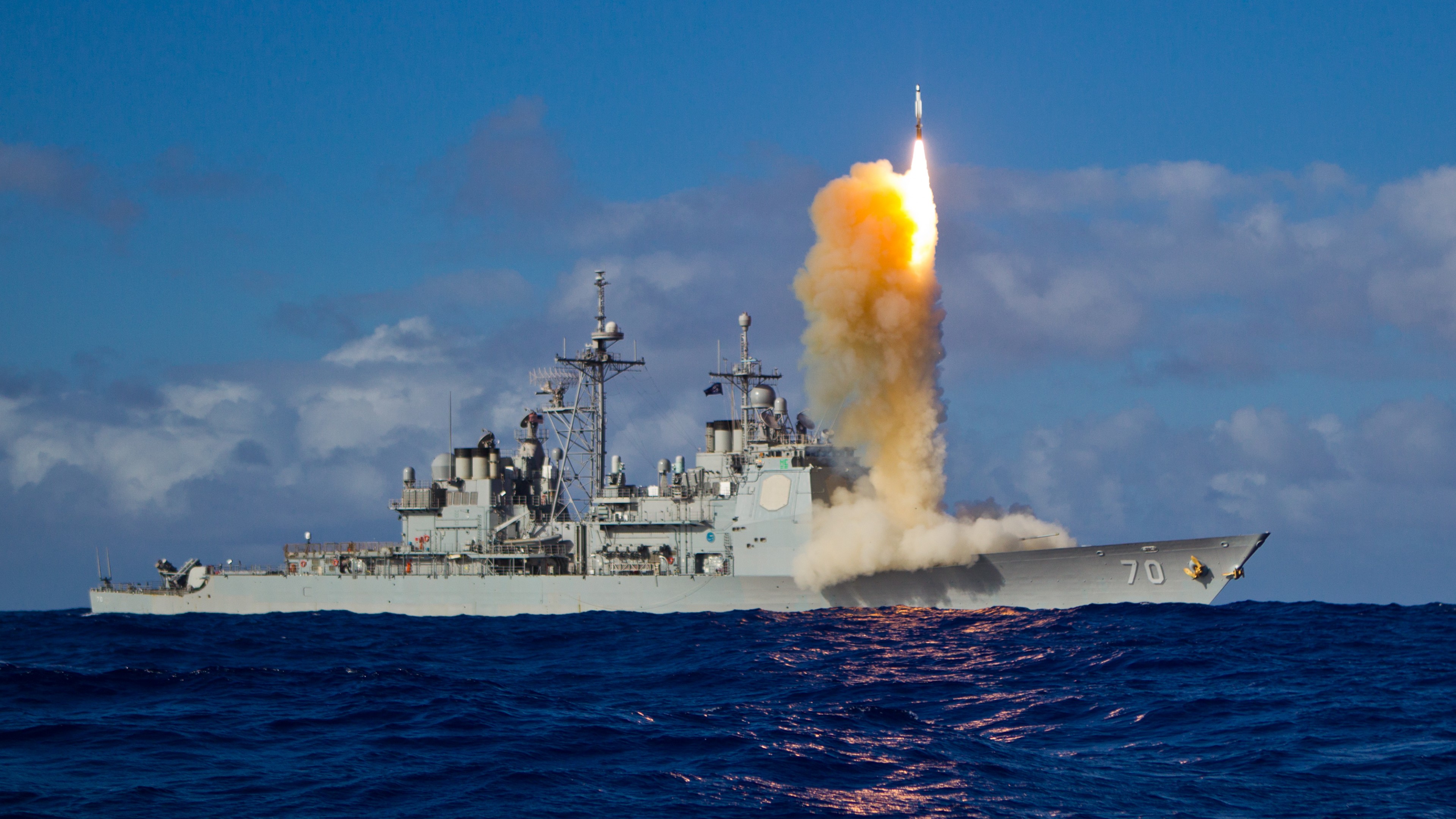 USS Lake Erie, CG-70, cruiser, USA Navy, HD Wallpaper