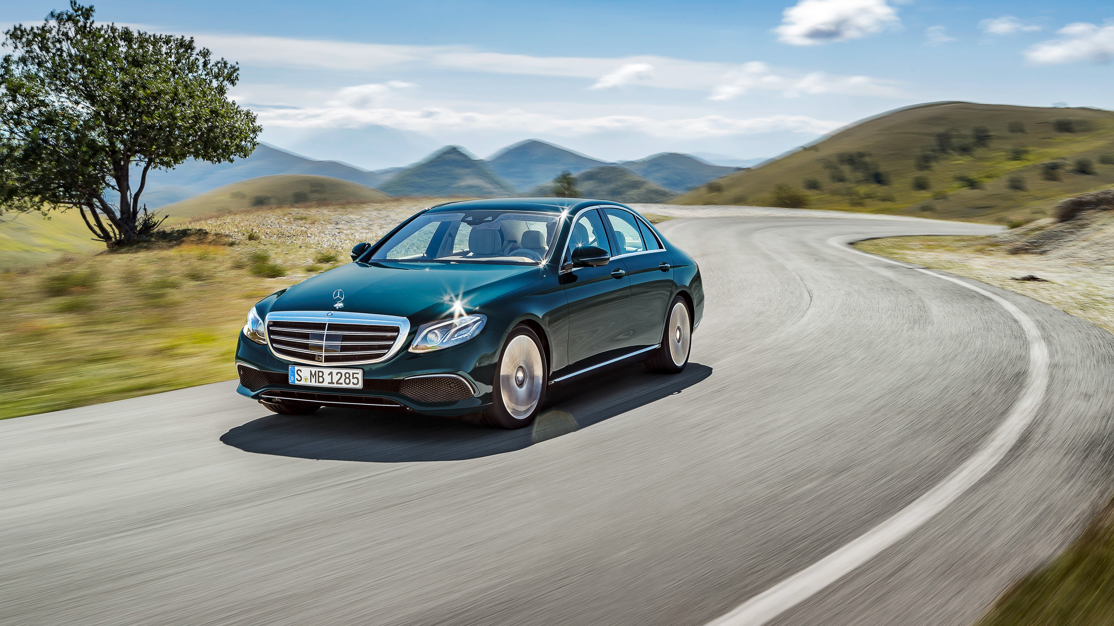 Mercedes Benz E 350, NAIAS 2016, sedan, black, HD Wallpaper