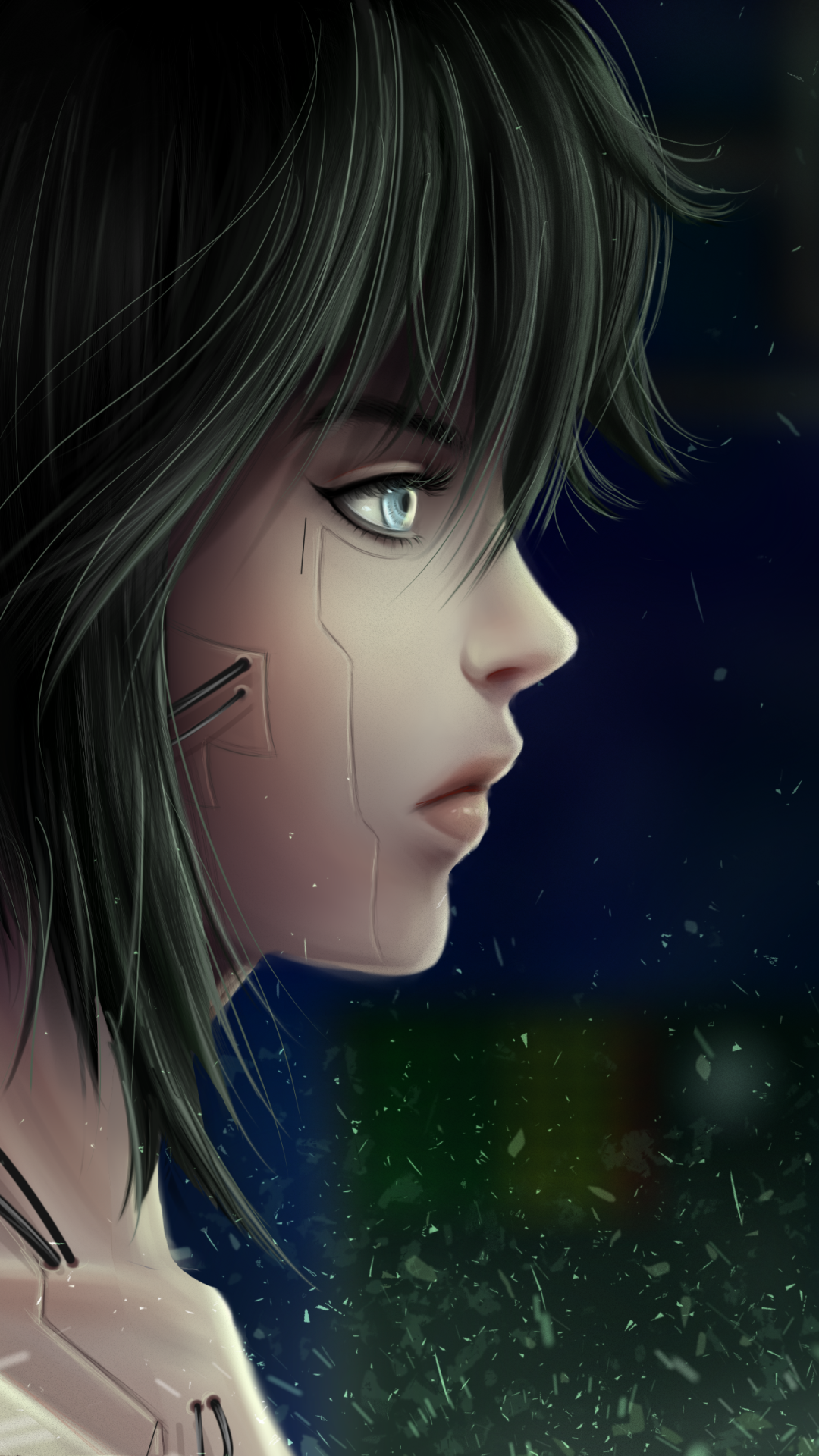 Anime Ghost In The Shell, Motoko Kusanagi, 1080x1920, Phone HD Wallpaper