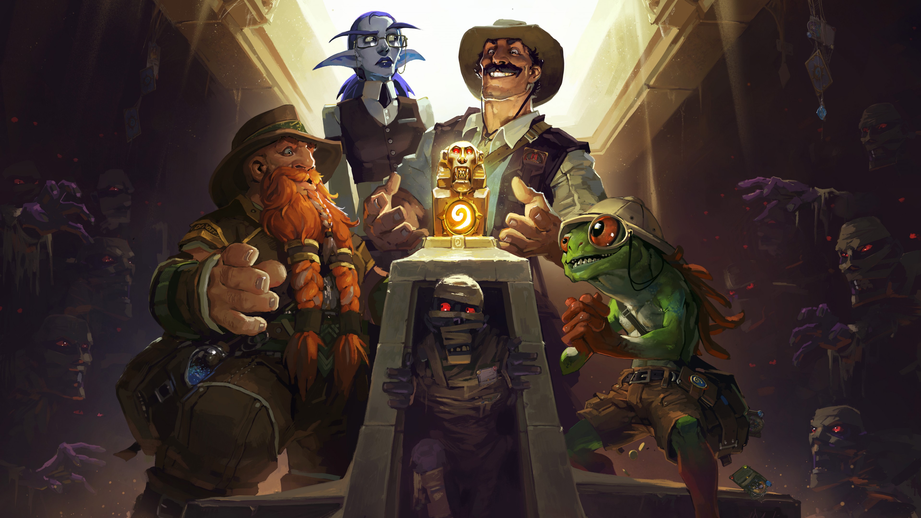 HearthStone — League of Explorers, Best games, fantasy, game, PC, Apple, Android, HD Wallpaper