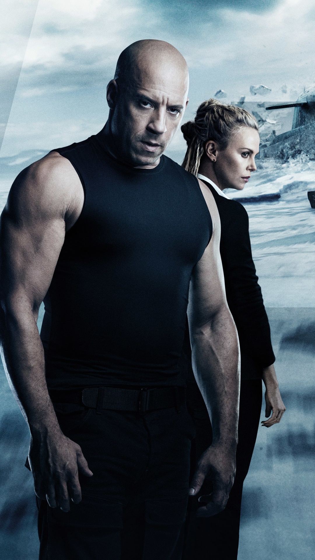 Movie The Fate of The Furious, Charlize Theron, Vin Diesel, 1080x1920, Phone HD Wallpaper