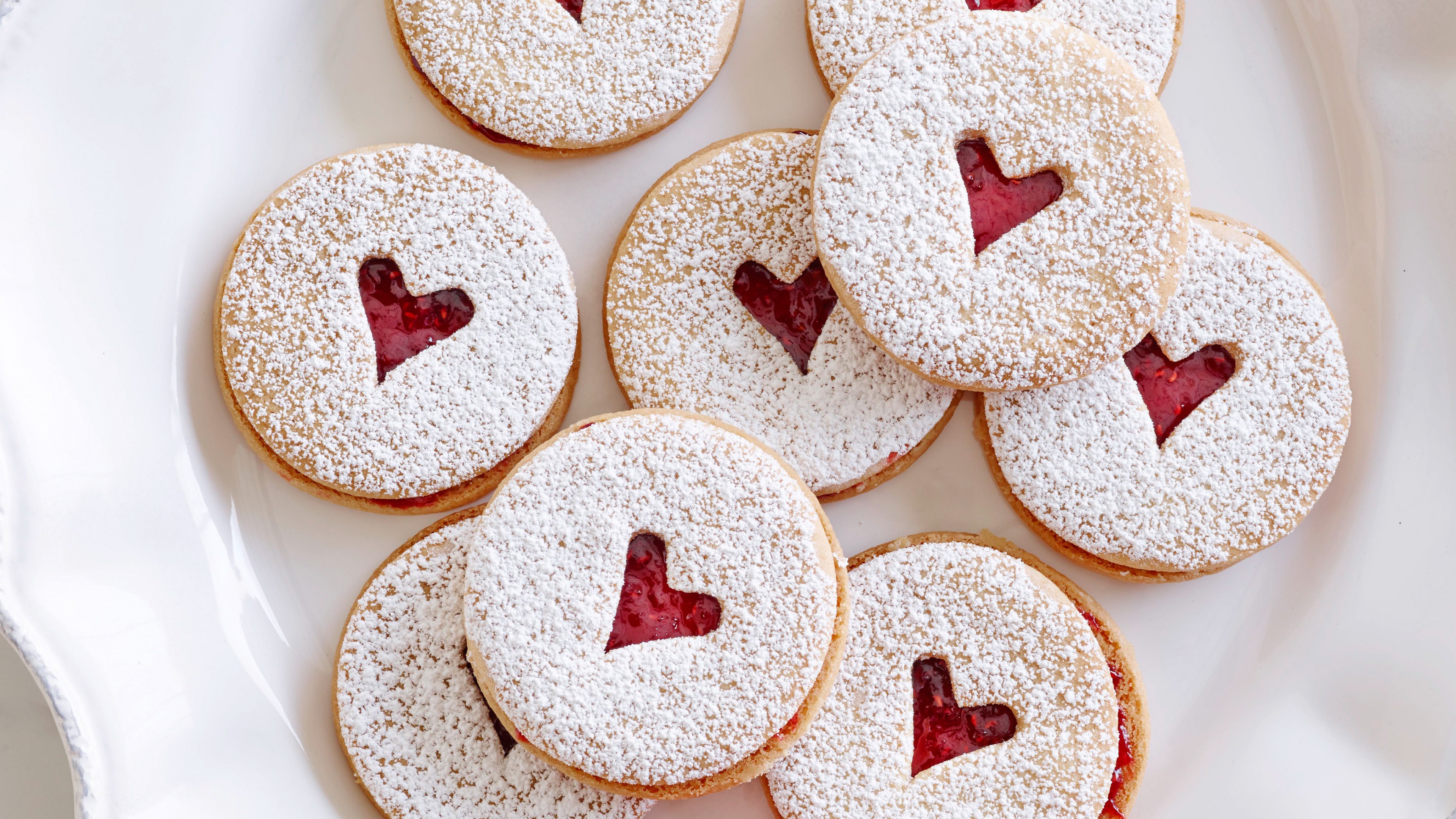 Cookies, heart, HD Wallpaper