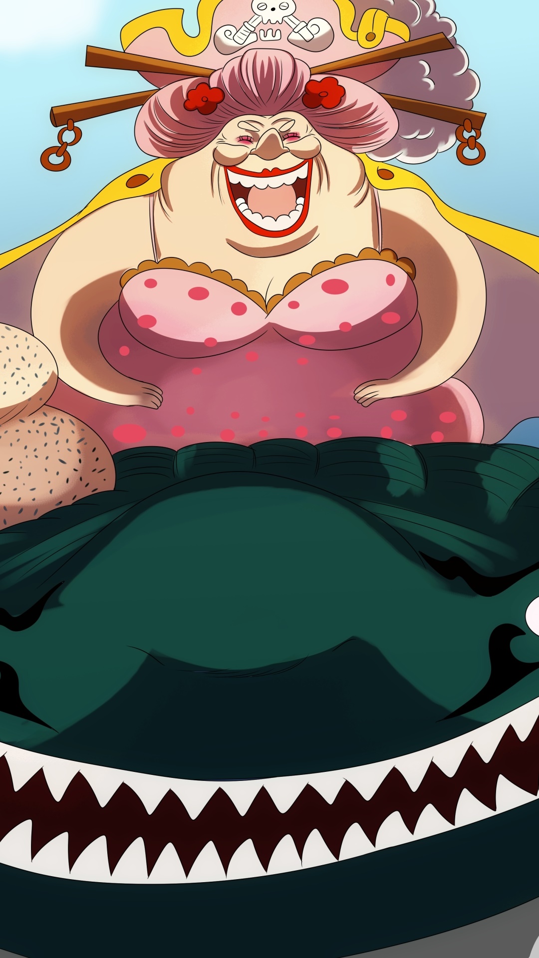 Anime One Piece, Charlotte Linlin, 1080x1920, Phone HD Wallpaper